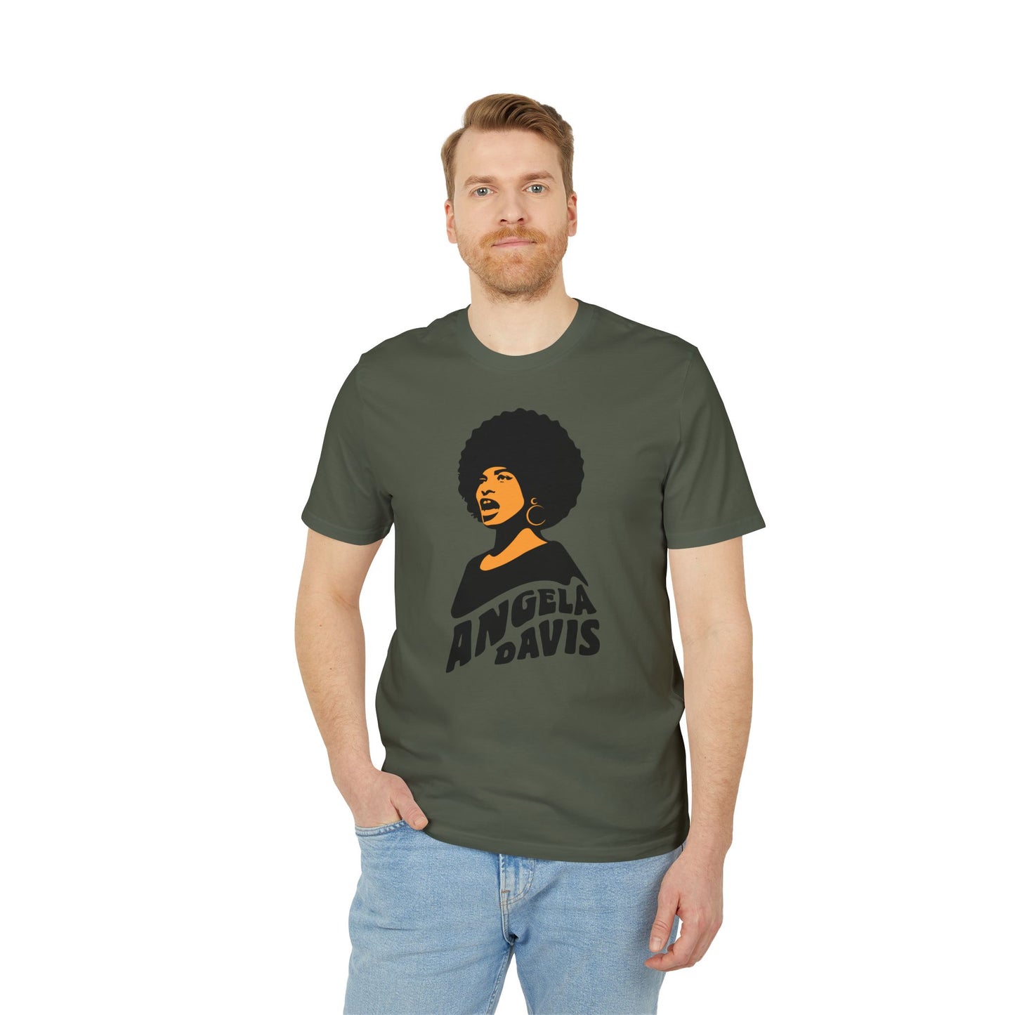 Angela Davis T Shirt (Premium Organic) | (ref: UK)