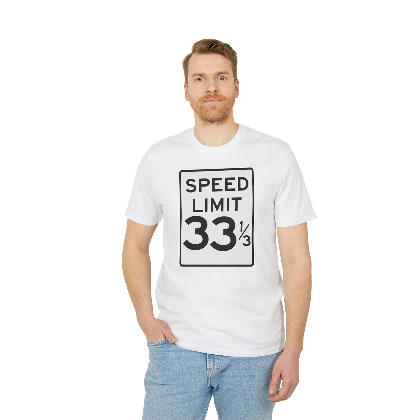 Speed Limit 33 RPM T Shirt (Premium Organic) | (ref: UK)