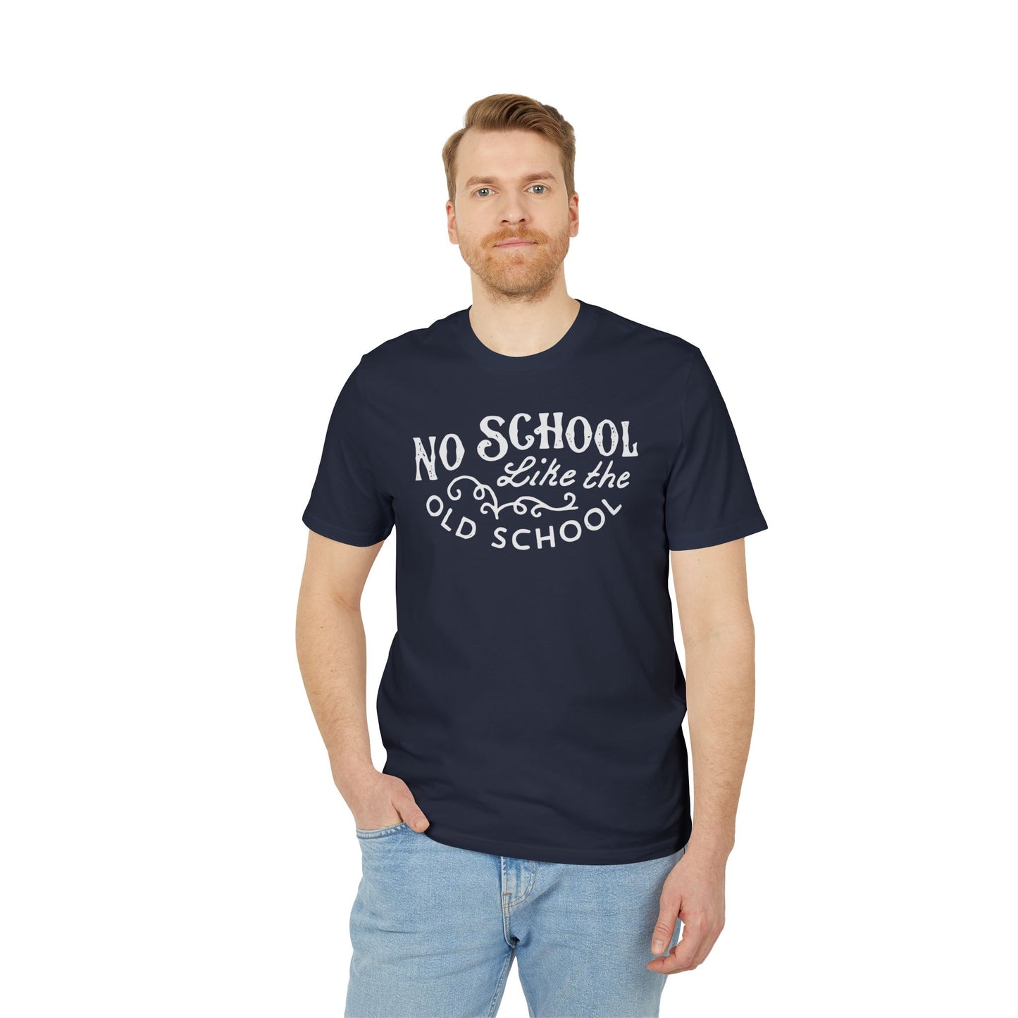 No School Like The Old School T Shirt (Premium Organic) | (ref: UK)