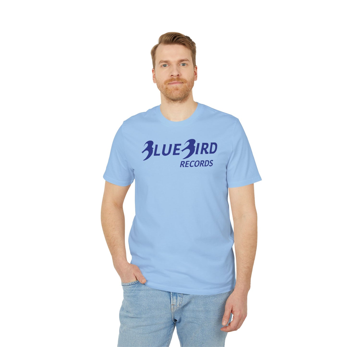 Blue Bird Records T Shirt (Premium Organic) | (ref: UK)