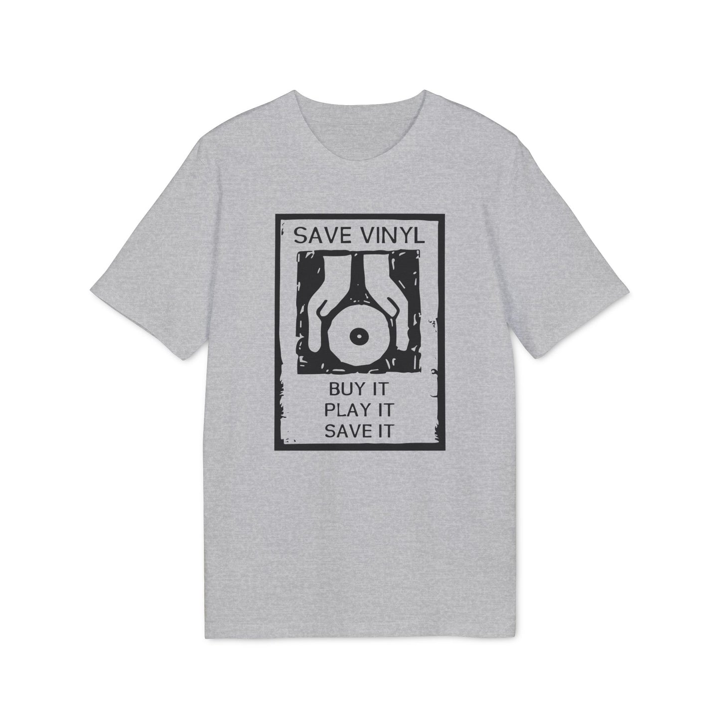 Save The Vinyl T Shirt (Premium Organic) | (ref: UK)