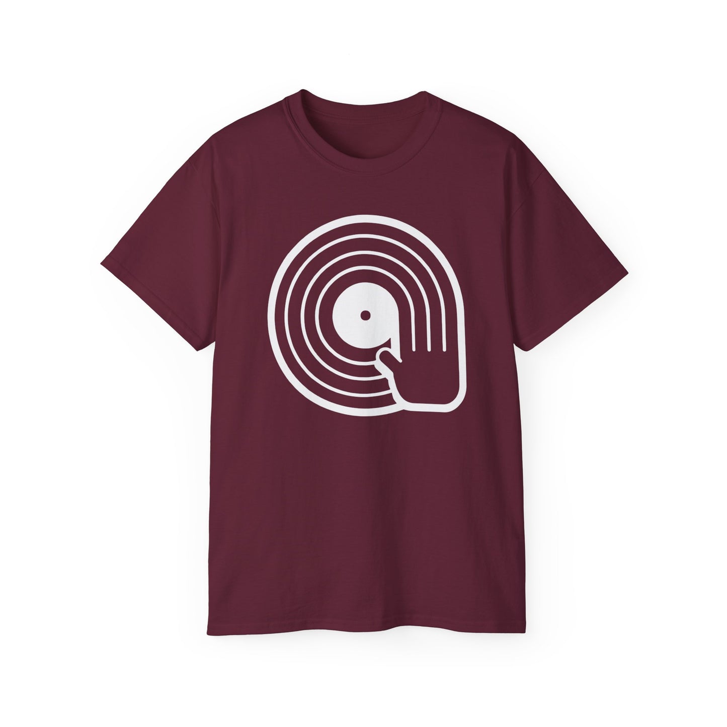 Vinyl Scratching T Shirt Heavyweight | (ref: UK)