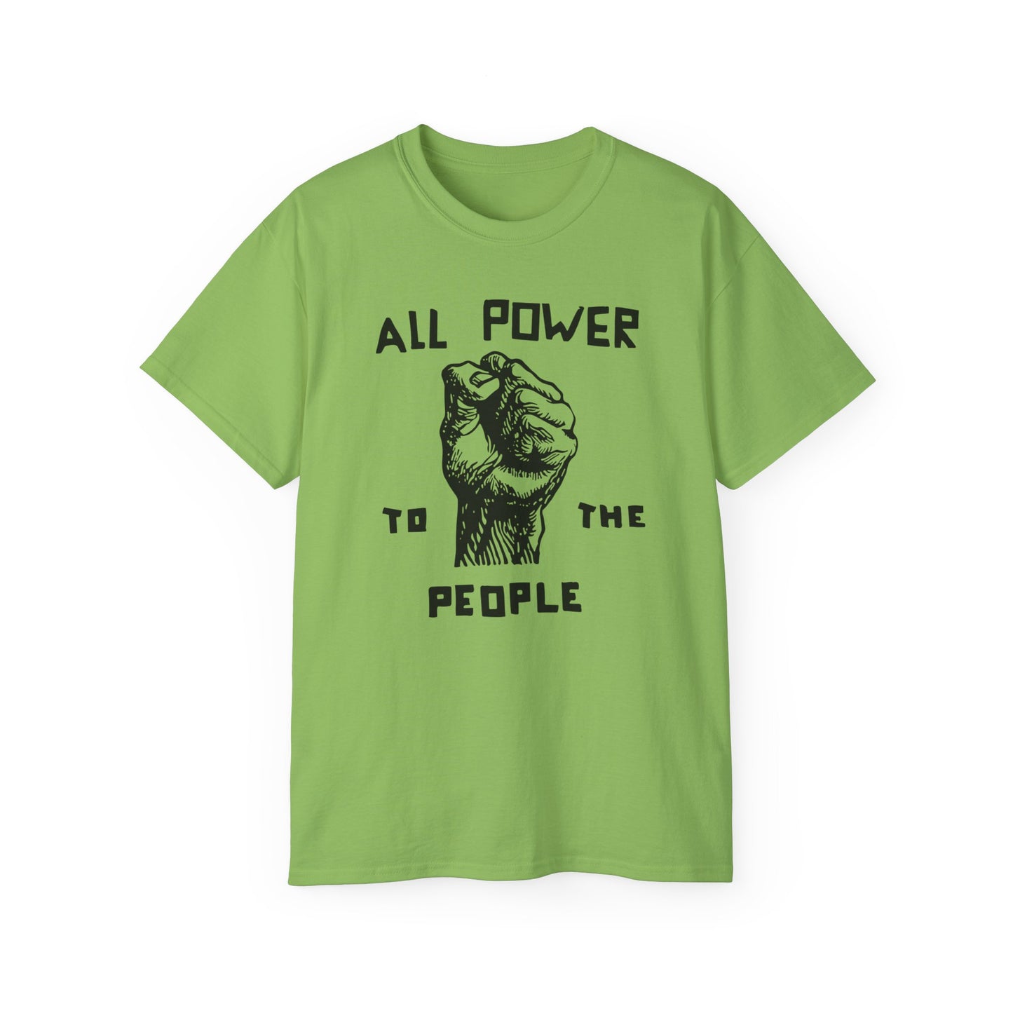 All Power To The People T Shirt Heavyweight | (ref: UK)