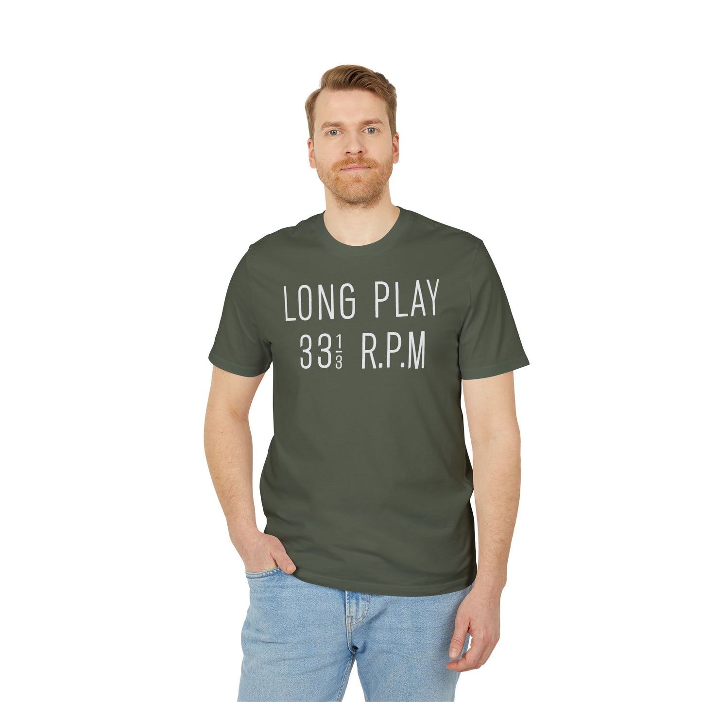 Long Play 33 1/3 RPM T Shirt (Premium Organic) | (ref: UK)