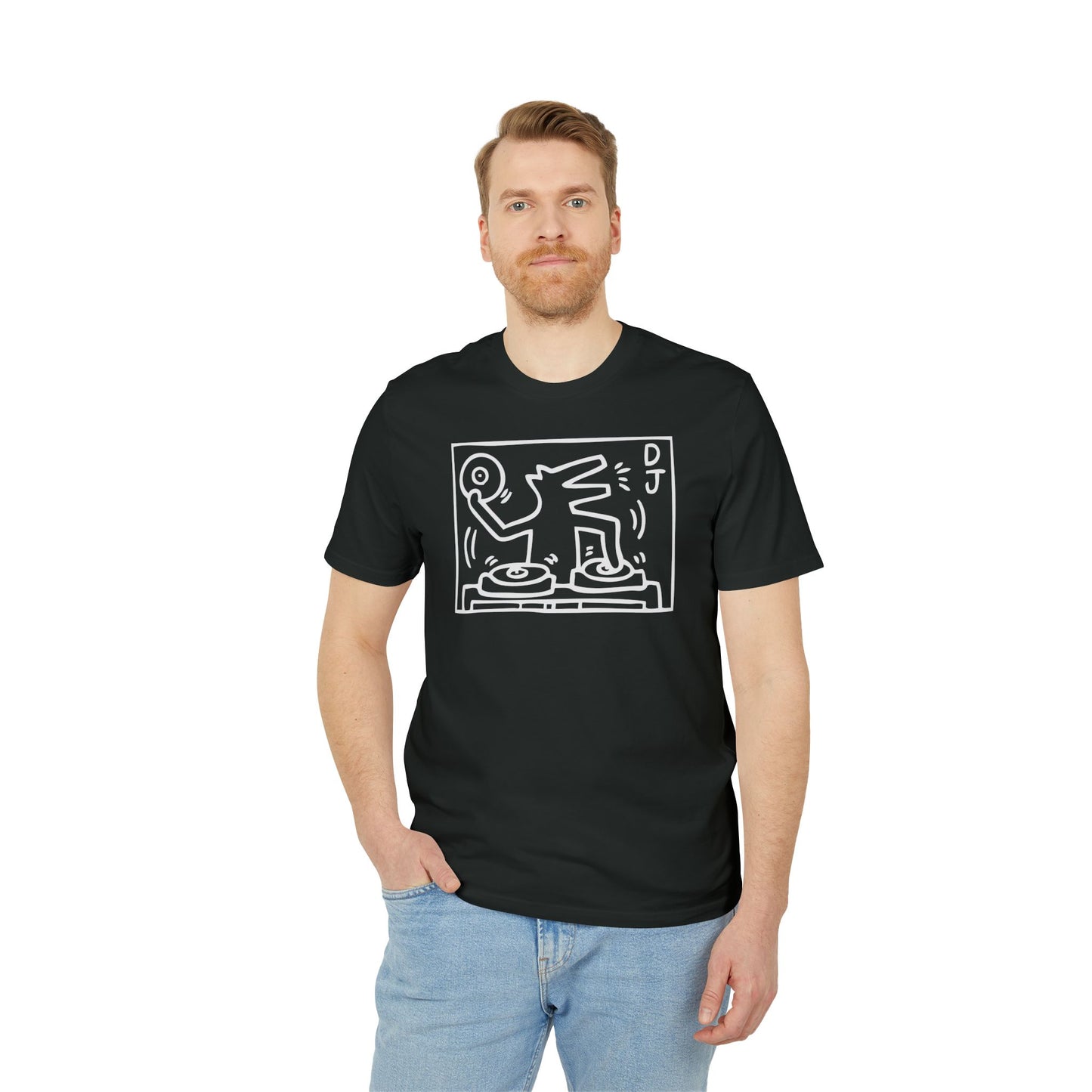 DJ Dog T Shirt (Premium Organic) | (ref: UK)