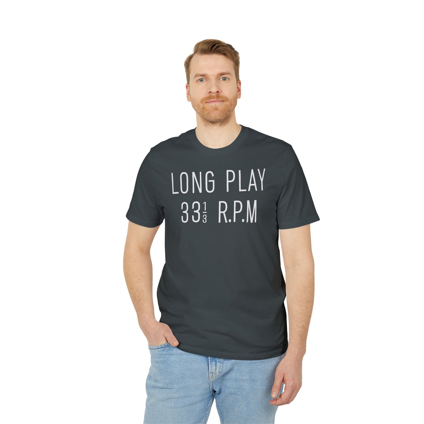 Long Play 33 1/3 RPM T Shirt (Premium Organic) | (ref: UK)