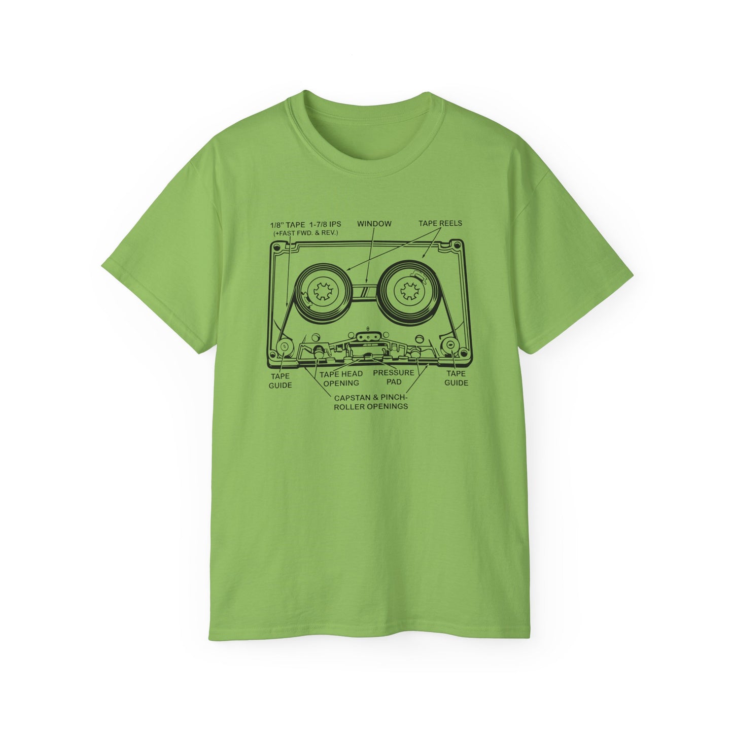 How Does A Cassette Tape Work? T Shirt Heavyweight | (ref: UK)