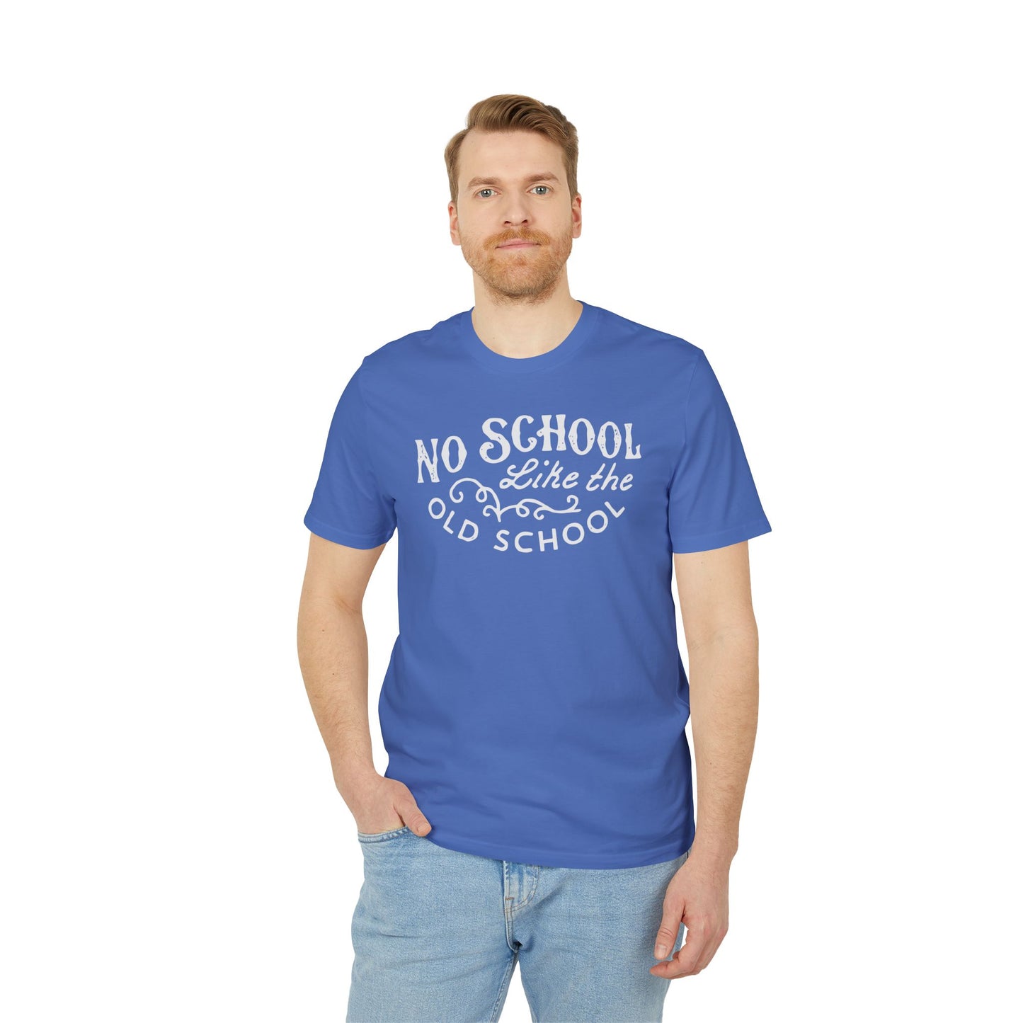 No School Like The Old School T Shirt (Premium Organic) | (ref: UK)