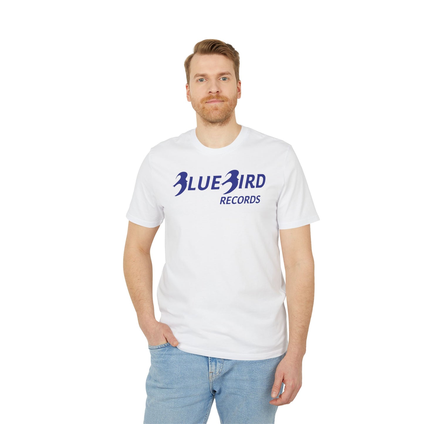 Blue Bird Records T Shirt (Premium Organic) | (ref: UK)