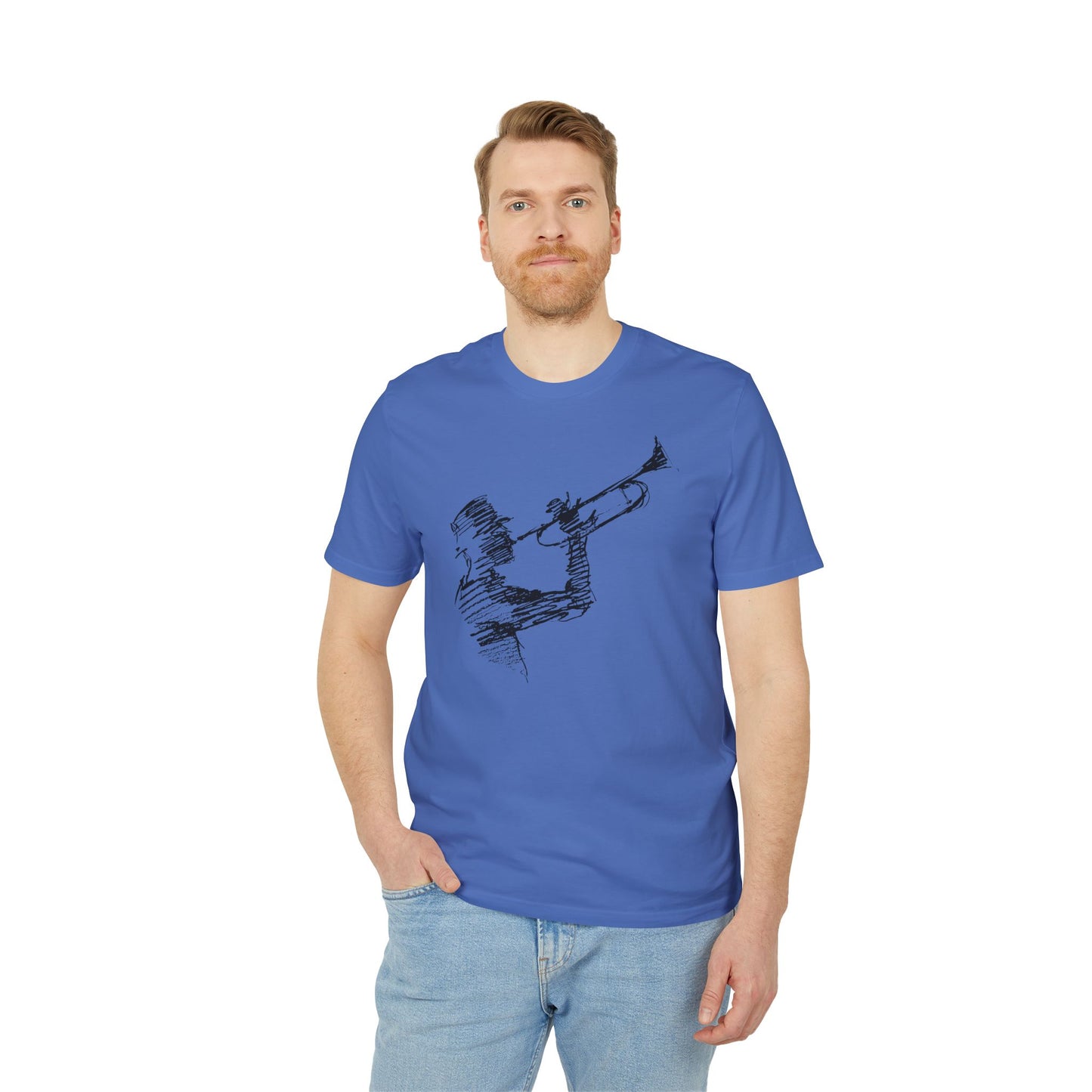 Trumpet Guy T Shirt (Premium Organic) | (ref: UK)