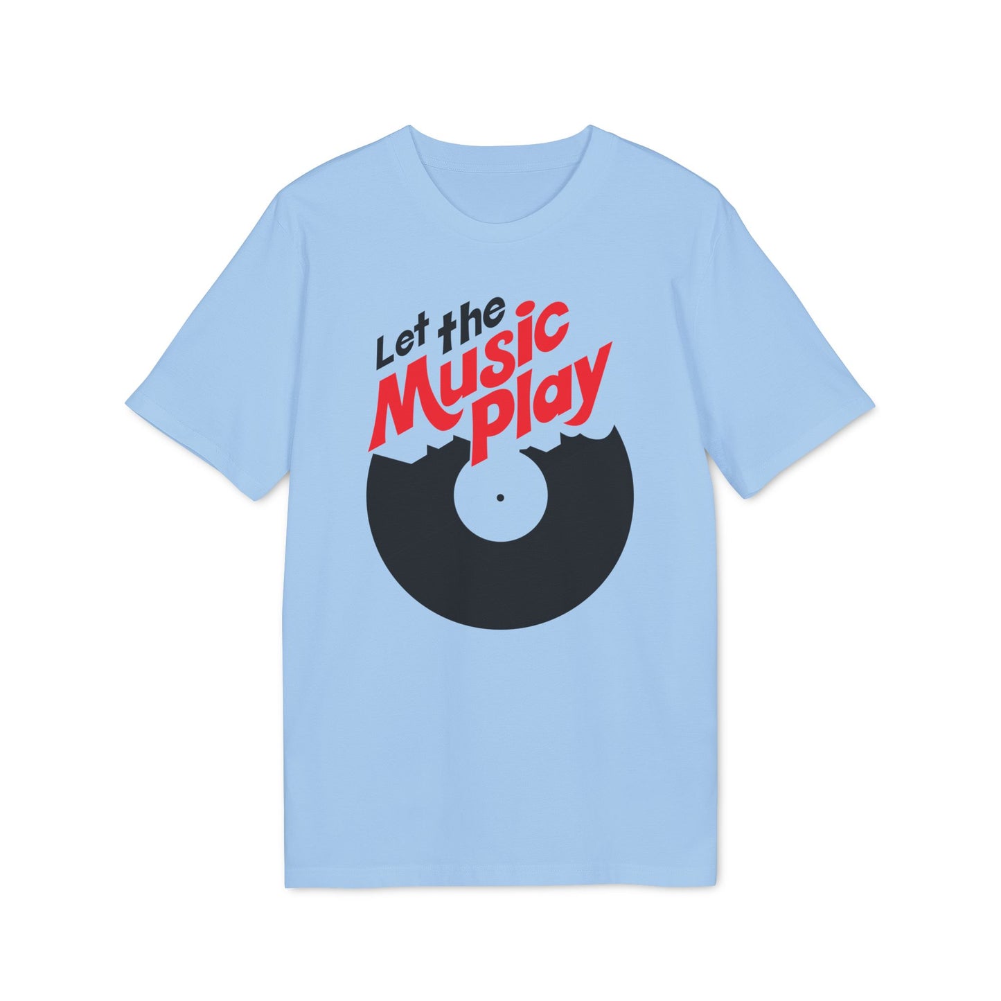 Let The Music Play T Shirt (Premium Organic) | (ref: UK)