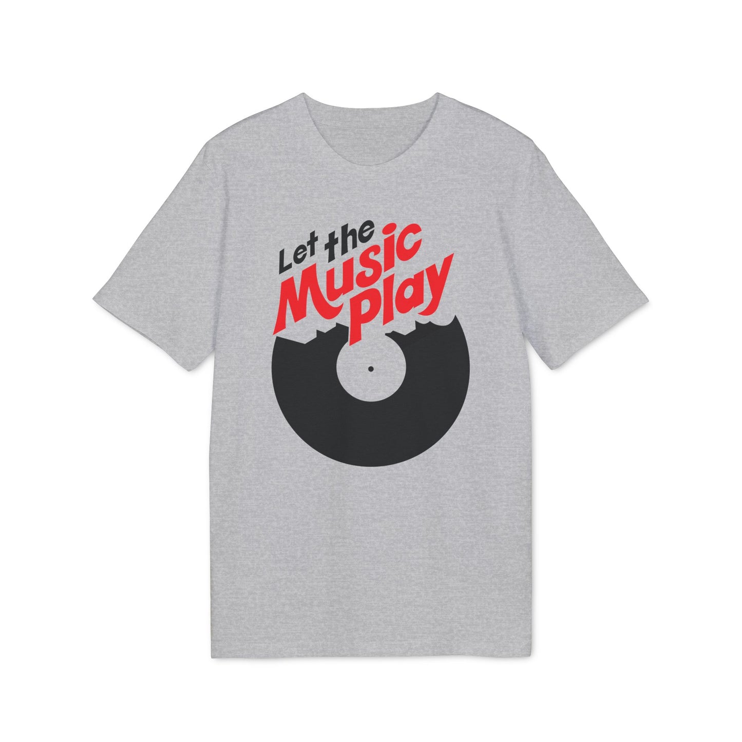 Let The Music Play T Shirt (Premium Organic) | (ref: UK)