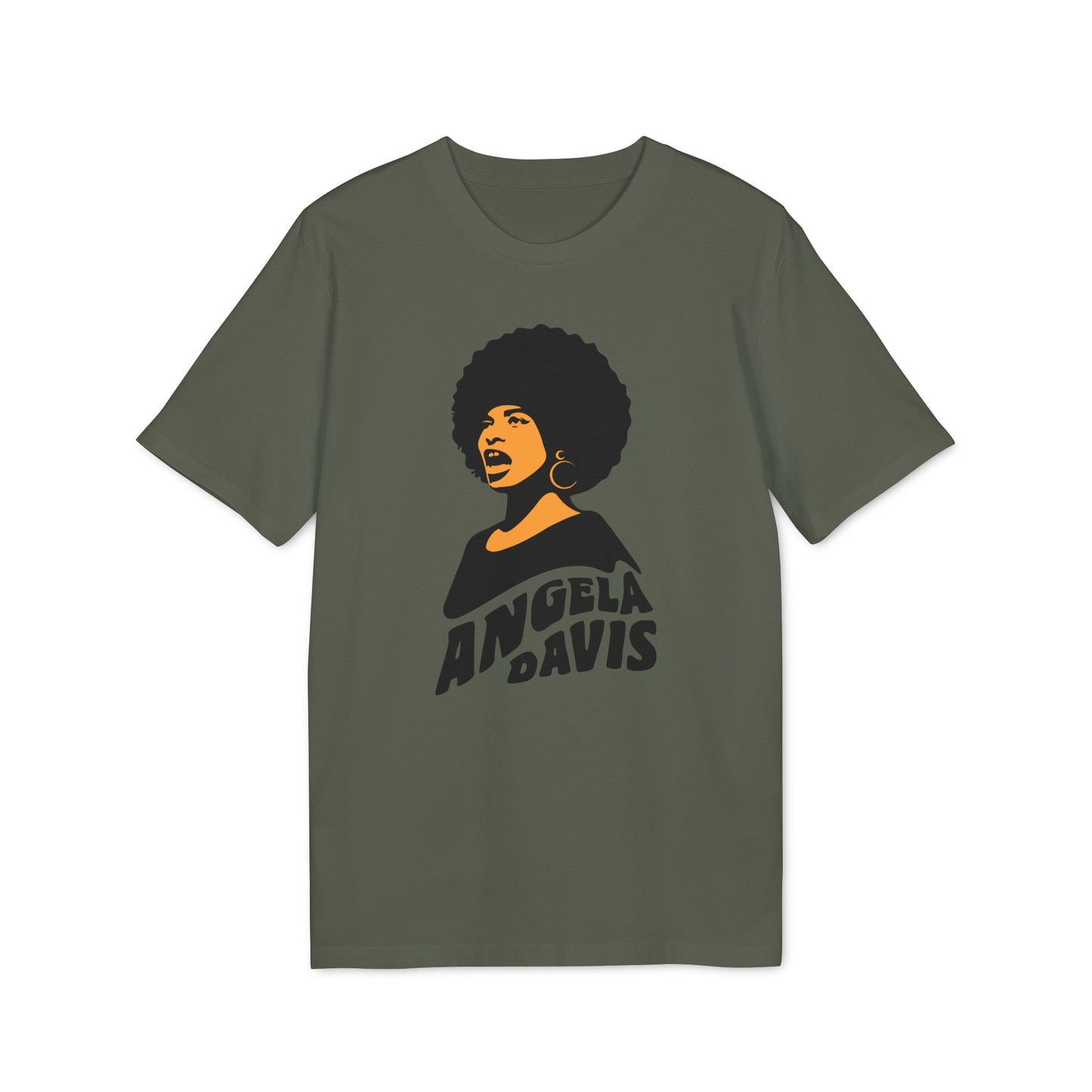 Angela Davis T Shirt (Premium Organic) | (ref: UK)