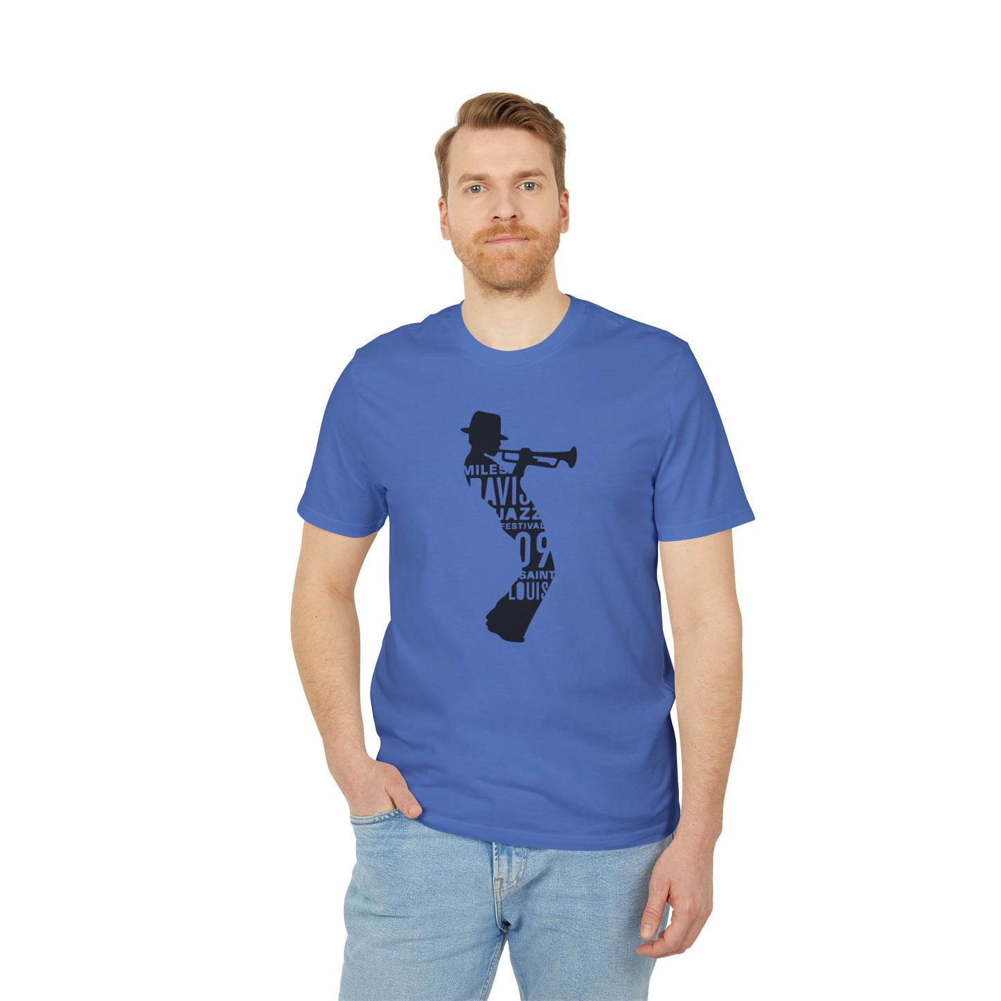 Miles Davis T Shirt (Premium Organic) | (ref: UK)  Design 2