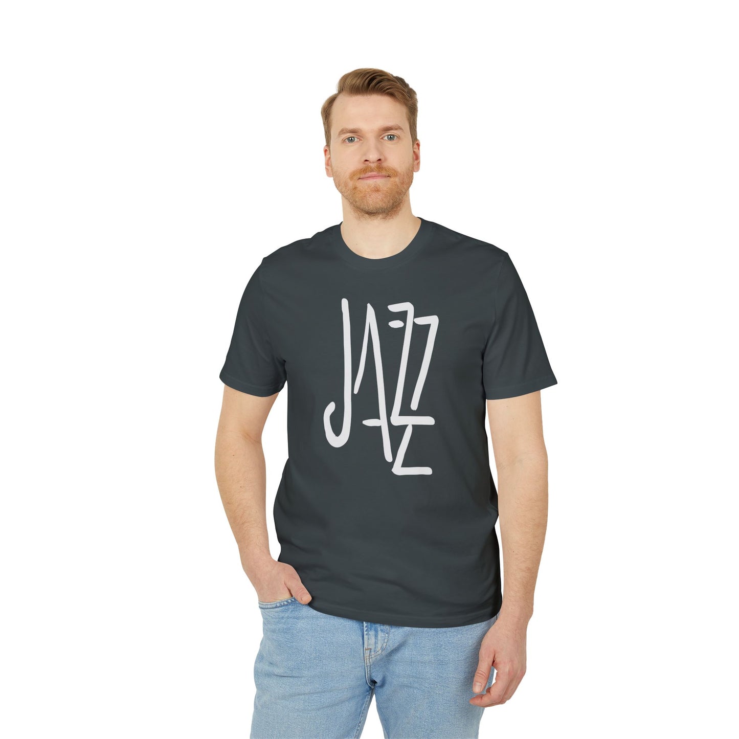 Jazz T Shirt (Premium Organic) | (ref: UK)  Design 4