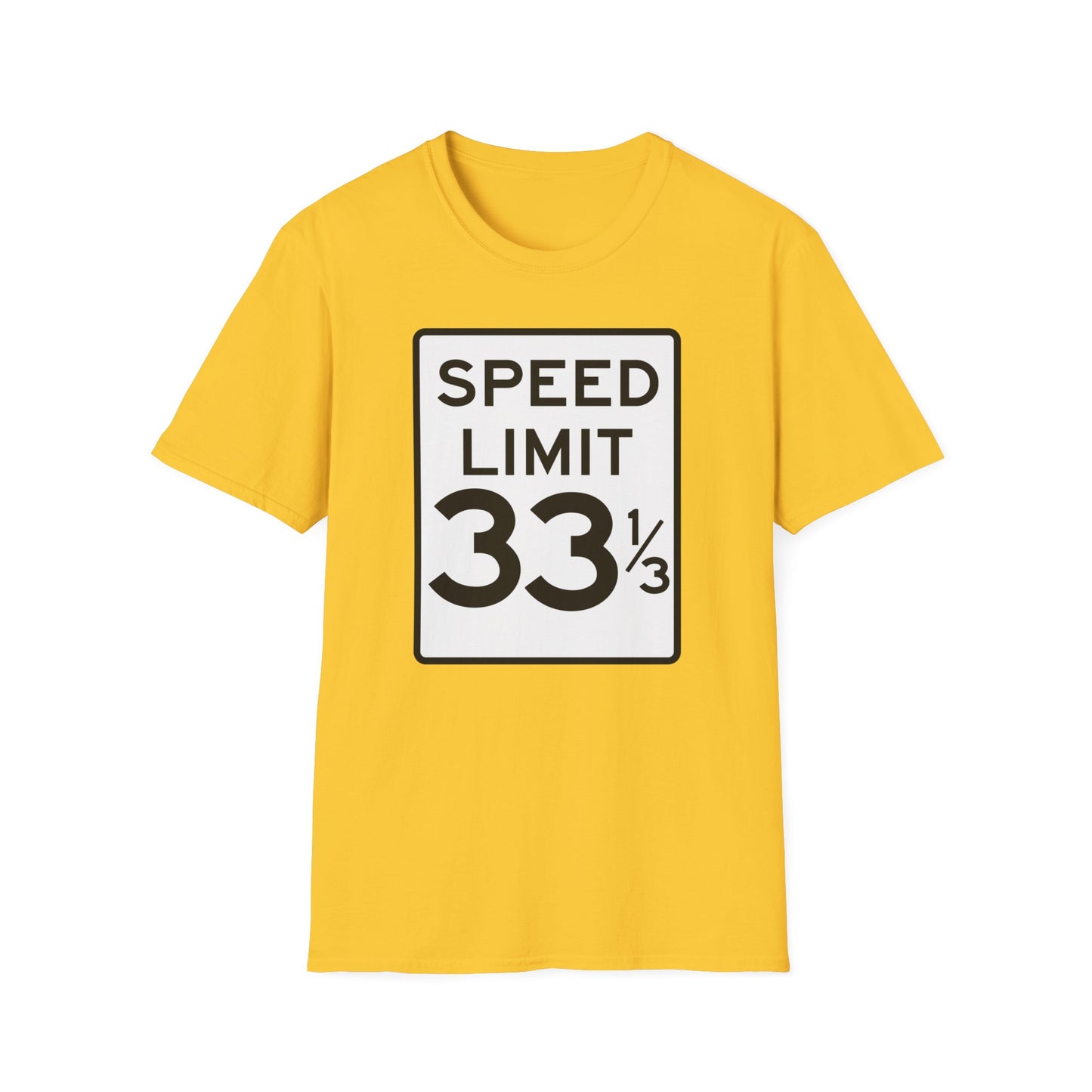 Speed Limit 33 RPM T Shirt | (ref: UK)