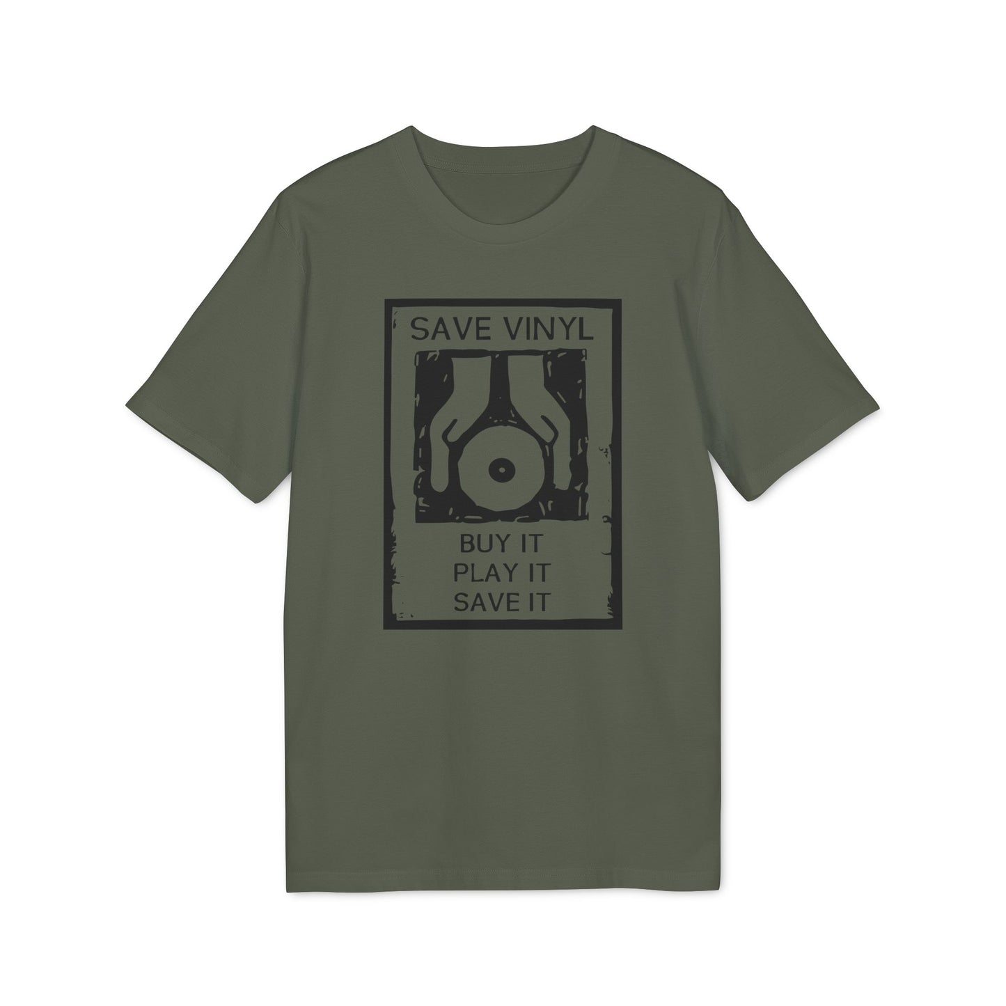 Save The Vinyl T Shirt (Premium Organic) | (ref: UK)