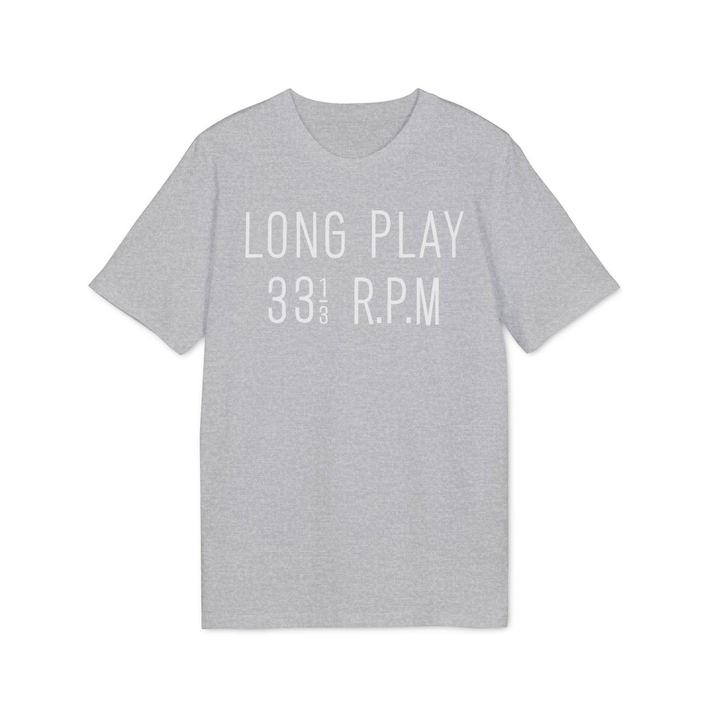 Long Play 33 1/3 RPM T Shirt (Premium Organic) | (ref: UK)