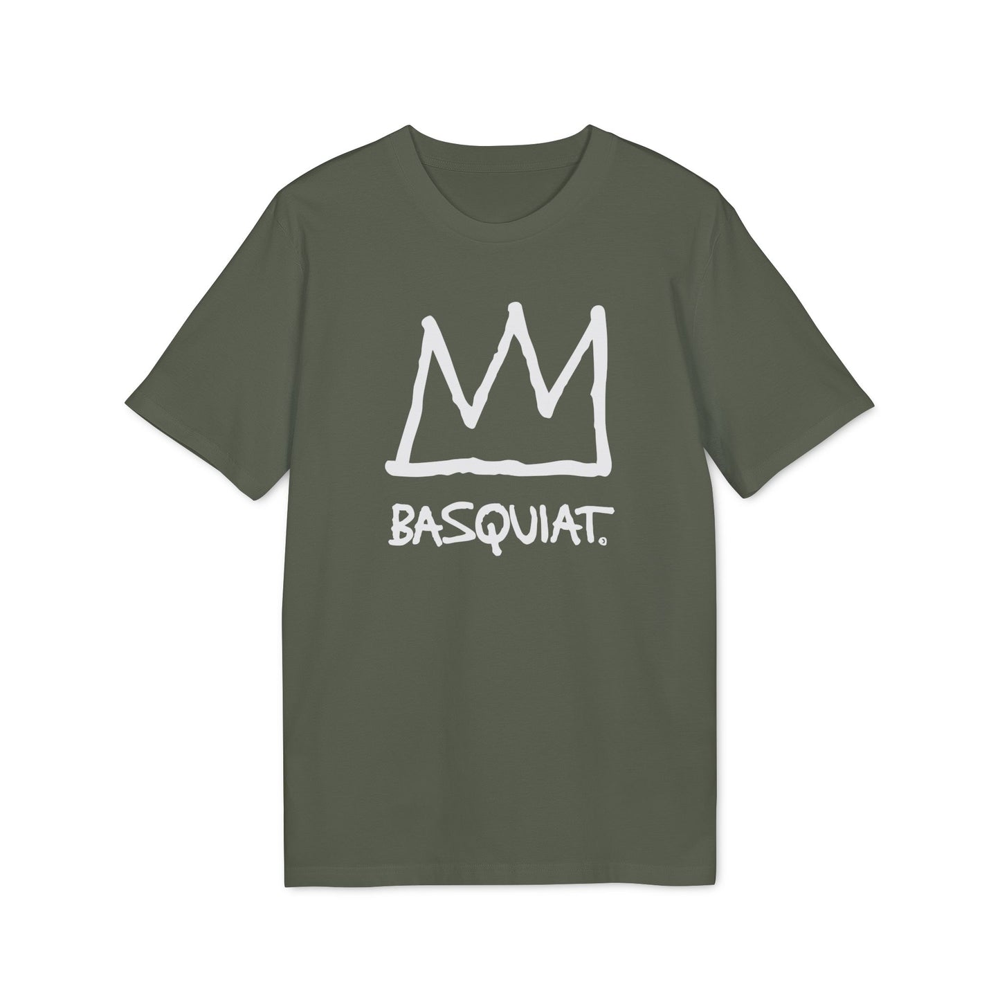 Jean Michel Basquiat Crown Logo T Shirt (Premium Organic) | (ref: UK)