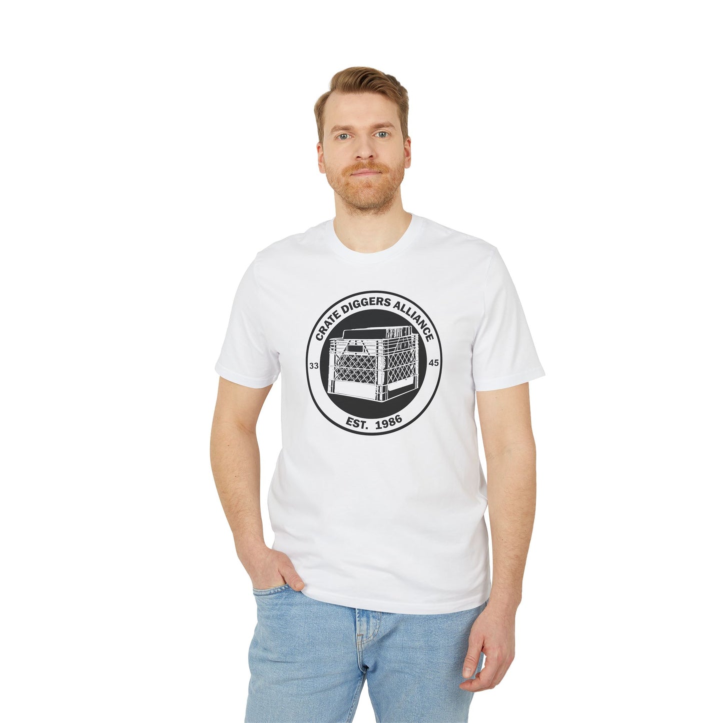 Crate Digger Alliance T Shirt (Premium Organic) | (ref: UK)