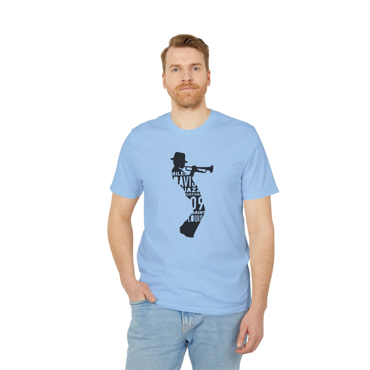 Miles Davis T Shirt (Premium Organic) | (ref: UK)  Design 2