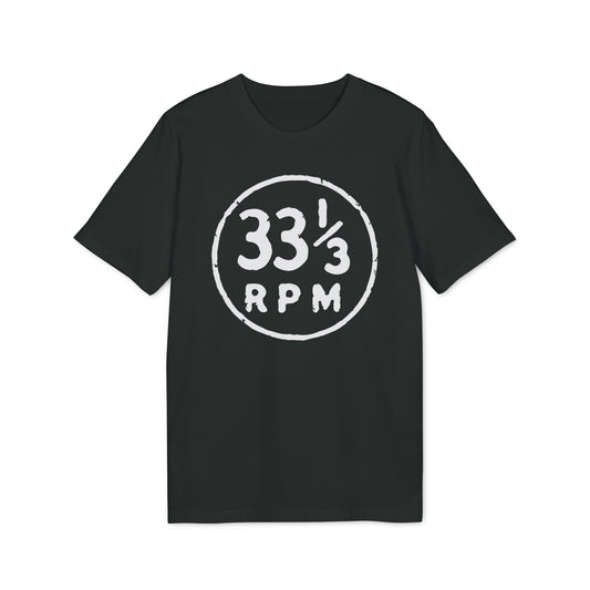 33 1/3 RPM T Shirt (Premium Organic) | (ref: UK)