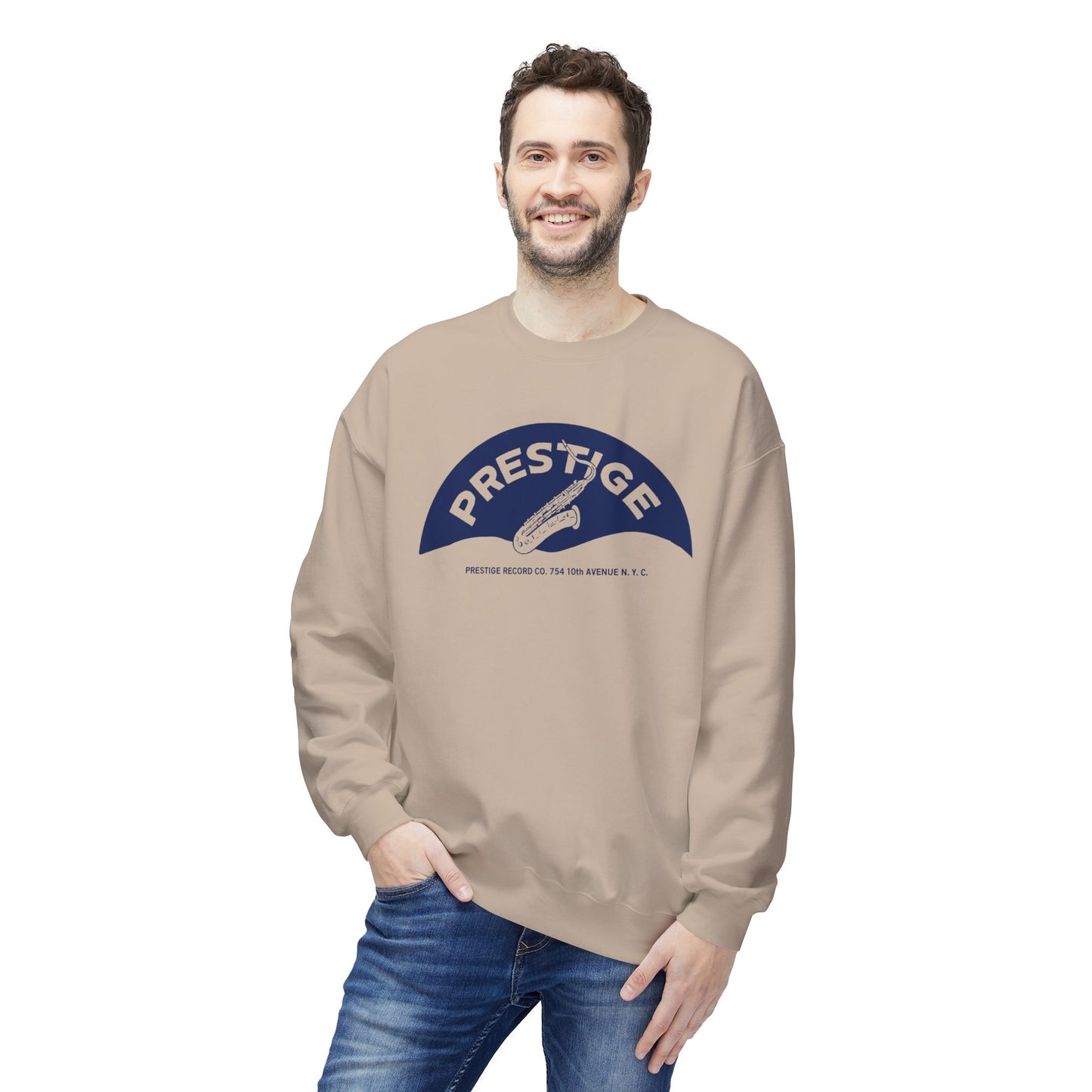 Prestige Records Sweatshirt | (ref: UK) Saxophone Design