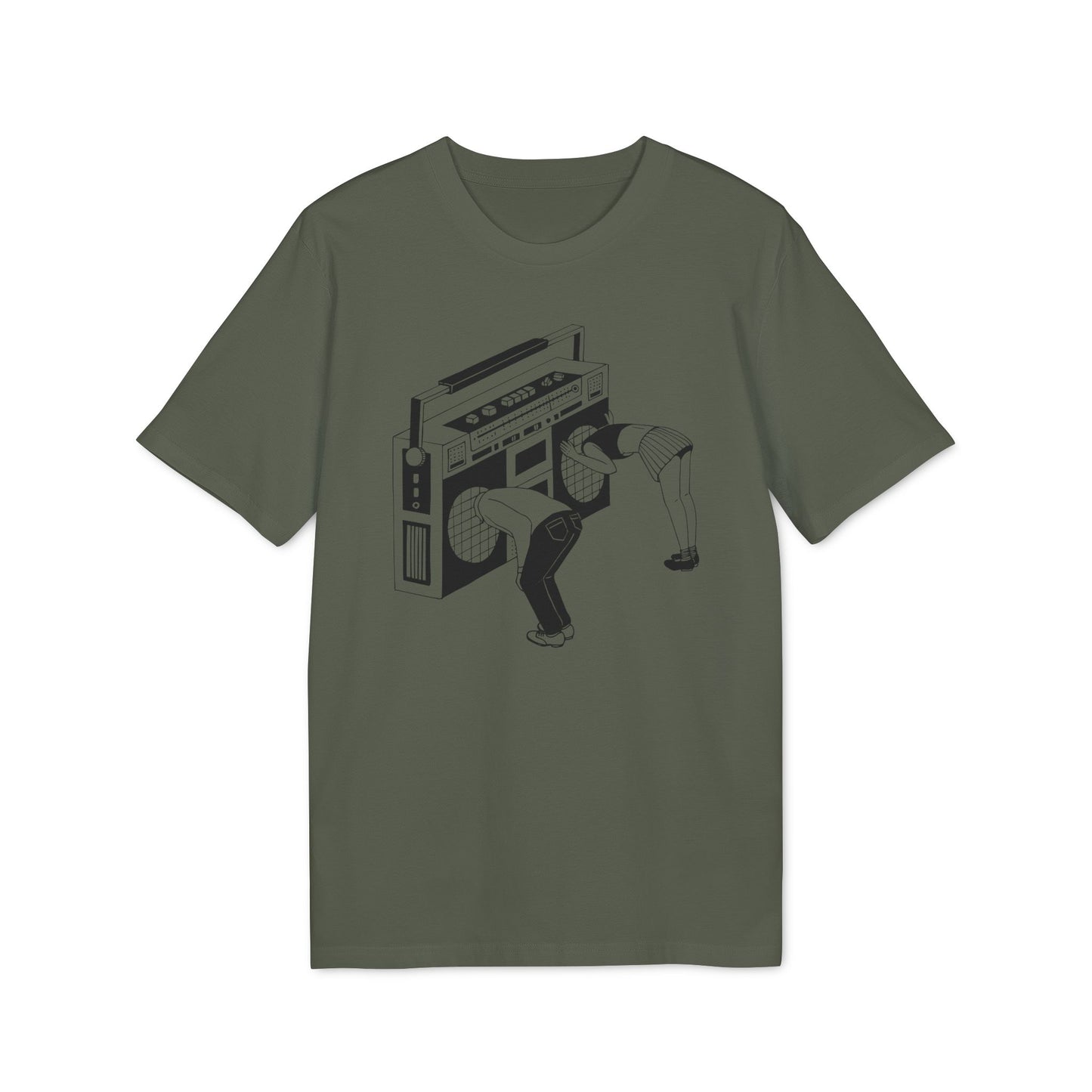 Ghetto Blaster T Shirt (Premium Organic) | (ref: UK)