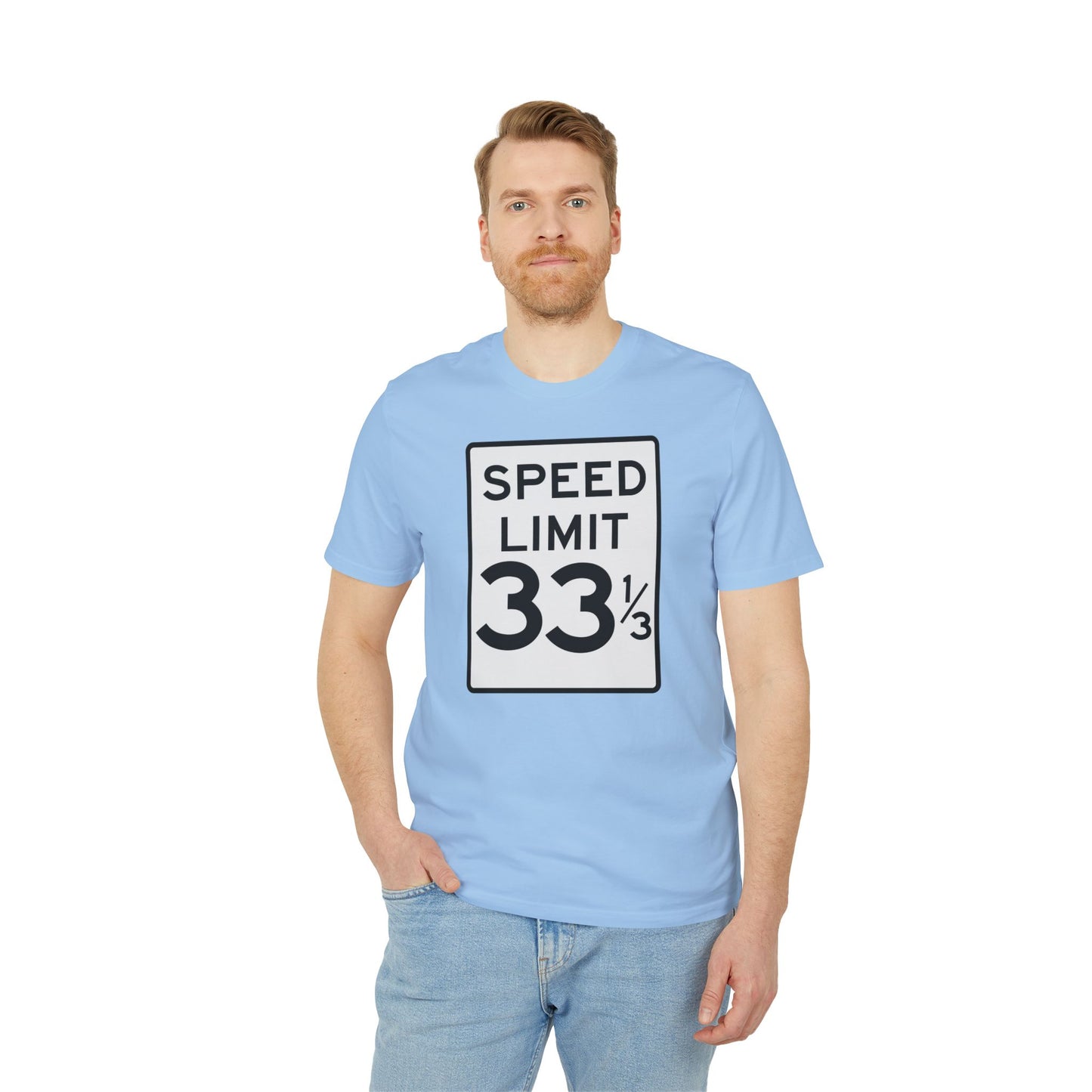 Speed Limit 33 RPM T Shirt (Premium Organic) | (ref: UK)