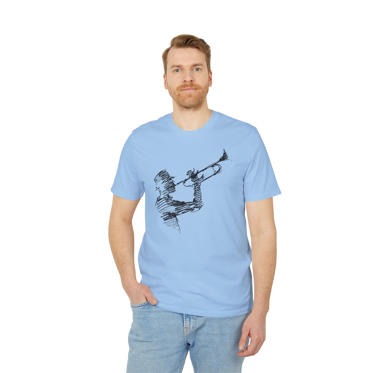 Trumpet Guy T Shirt (Premium Organic) | (ref: UK)