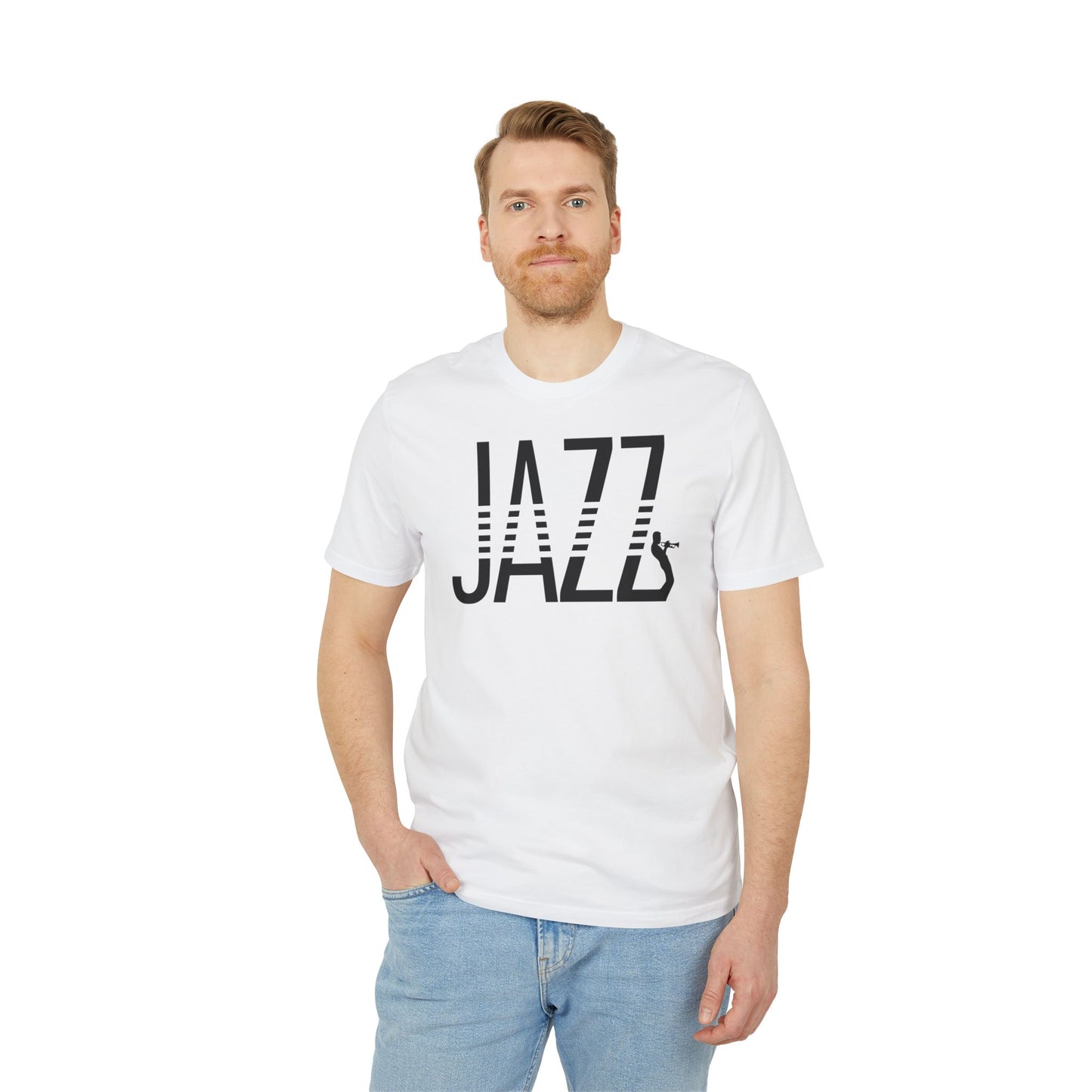 Jazz T Shirt (Premium Organic) | (ref: UK)  Design 2