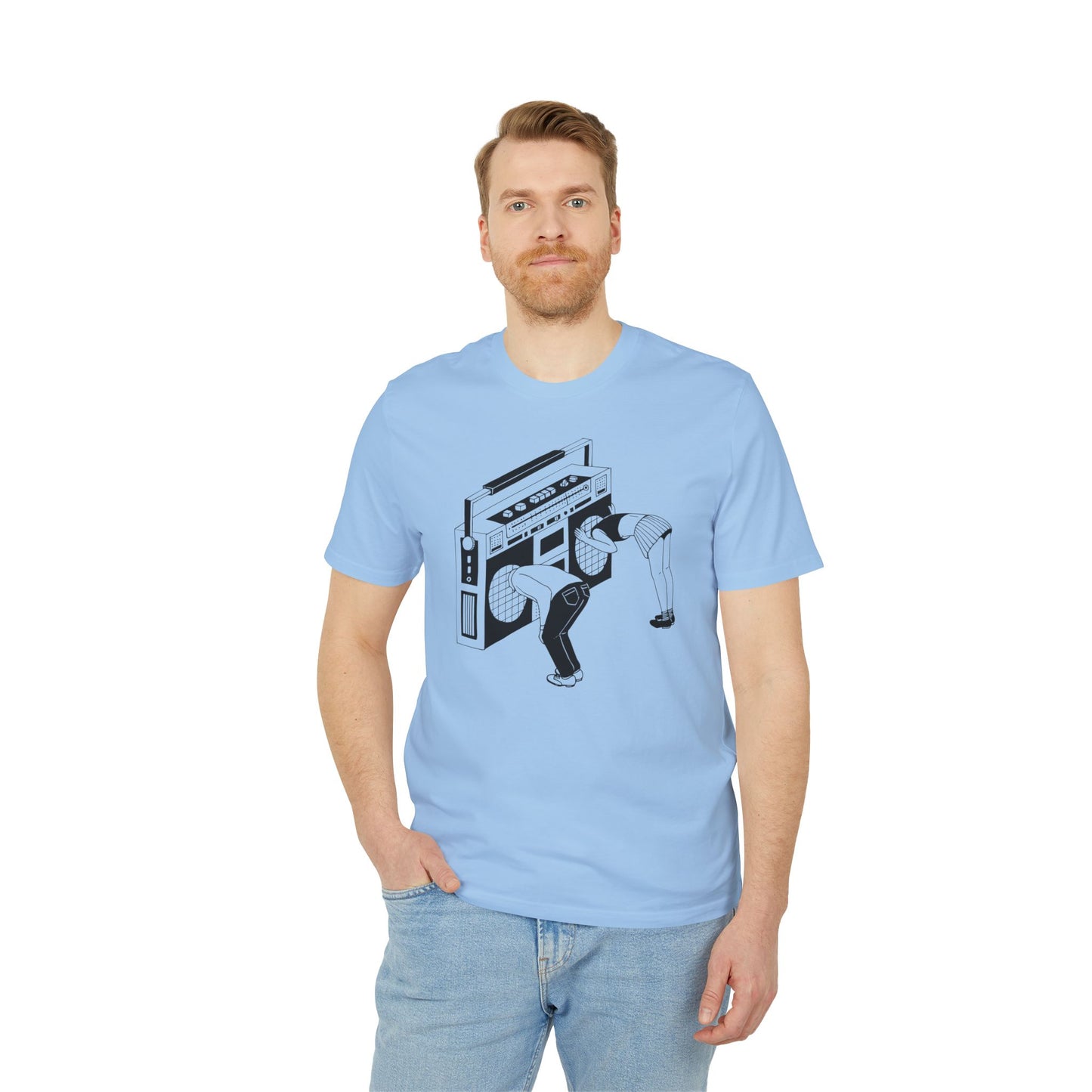 Ghetto Blaster T Shirt (Premium Organic) | (ref: UK)