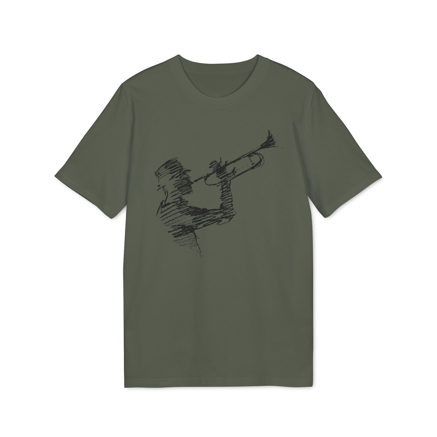 Trumpet Guy T Shirt (Premium Organic) | (ref: UK)