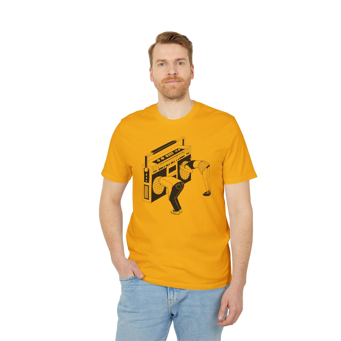 Ghetto Blaster T Shirt (Premium Organic) | (ref: UK)