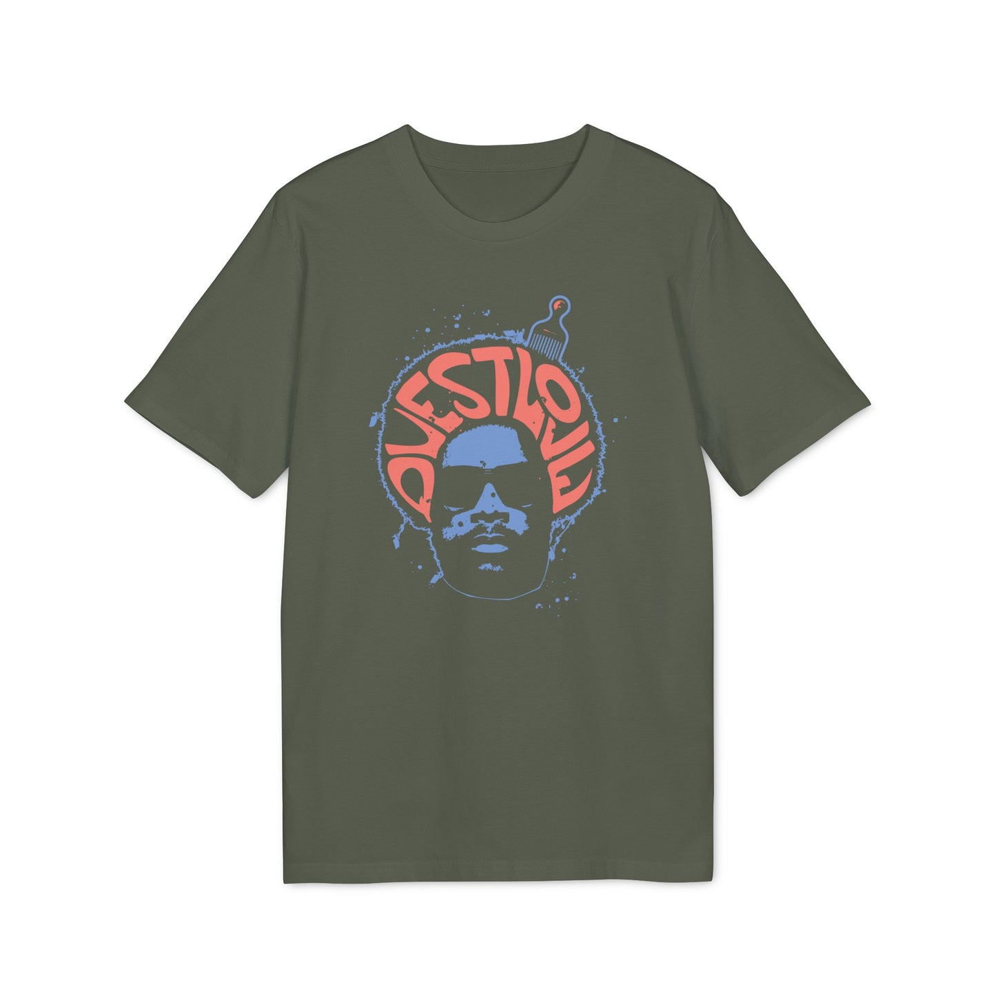 Questlove Afro T Shirt (Premium Organic) | (ref: UK)