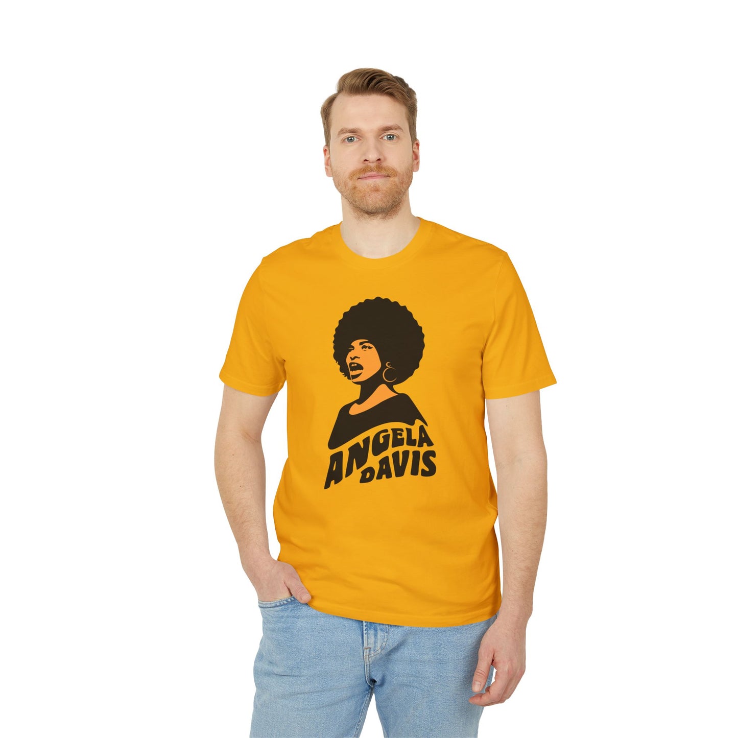 Angela Davis T Shirt (Premium Organic) | (ref: UK)