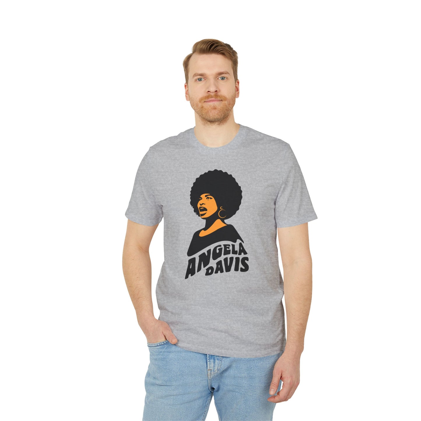 Angela Davis T Shirt (Premium Organic) | (ref: UK)