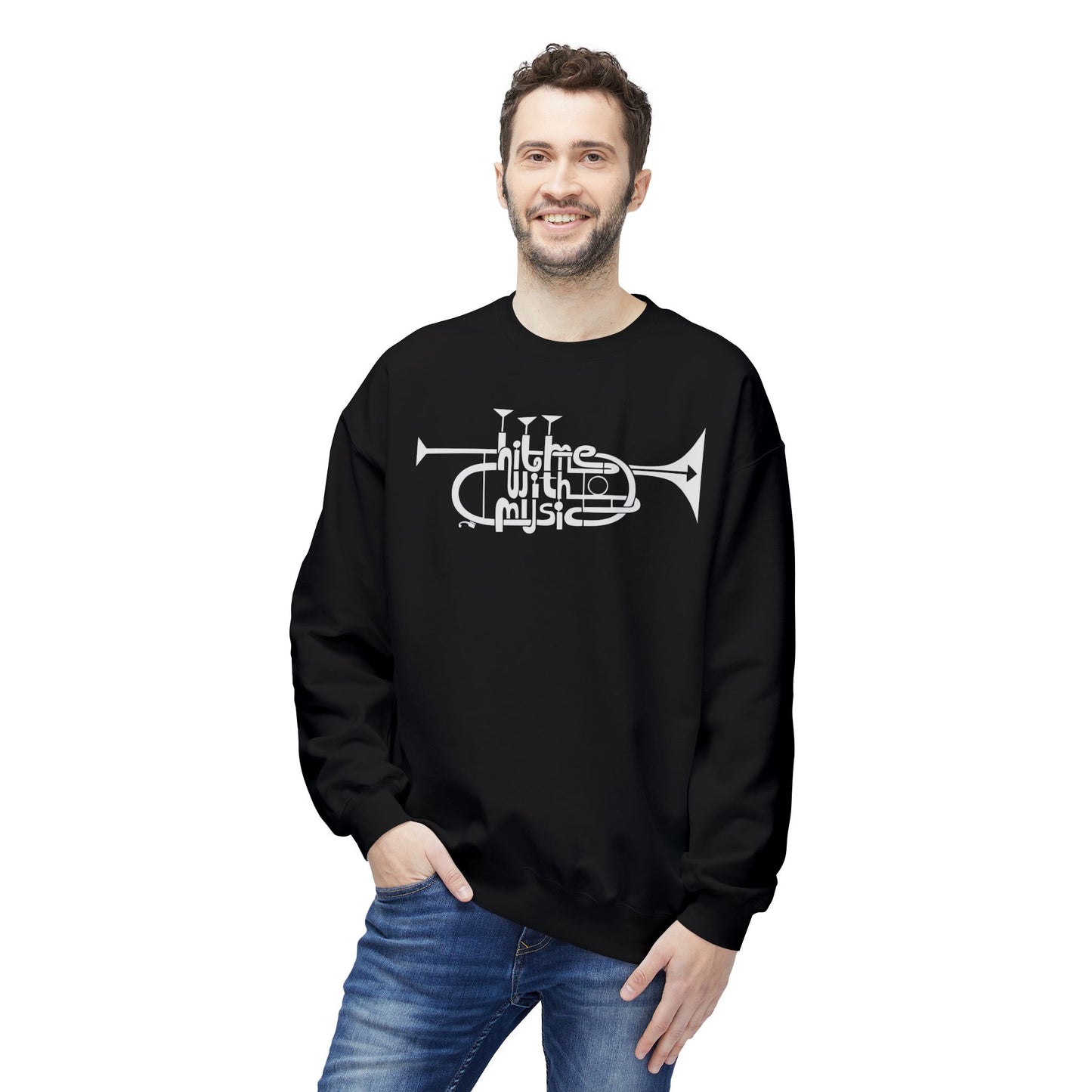 Hit Me With Music Sweatshirt | (ref: UK)