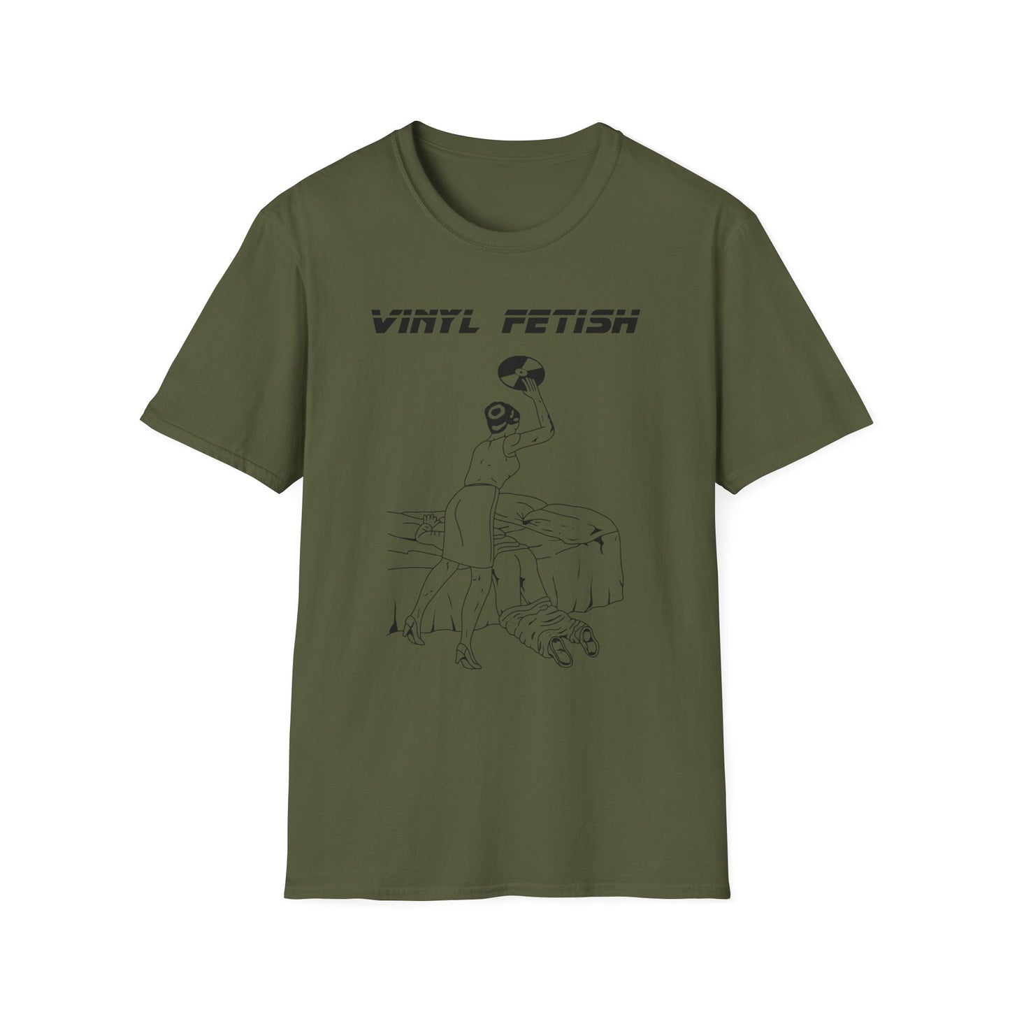 Vinyl Fetish T Shirt | (ref: UK)