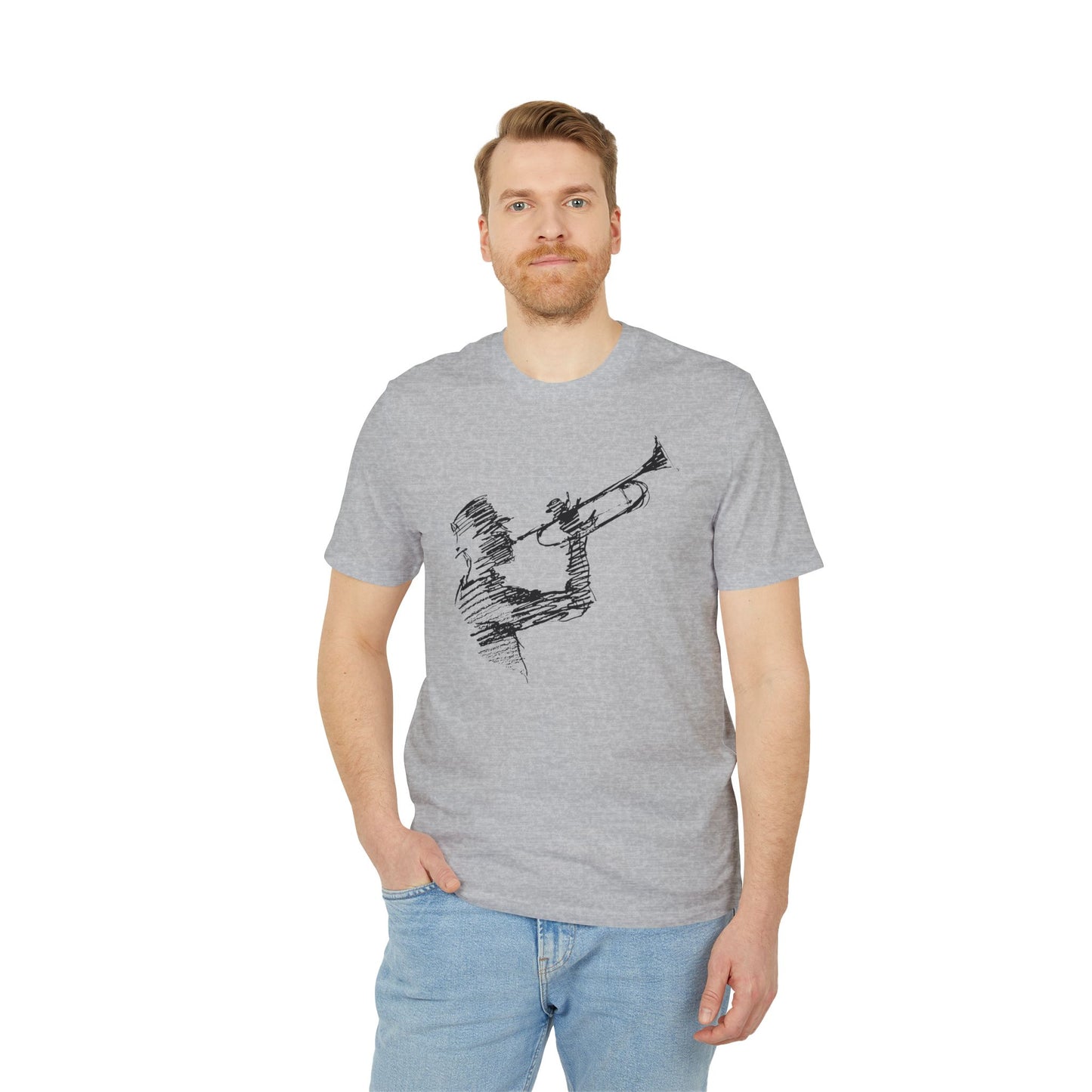 Trumpet Guy T Shirt (Premium Organic) | (ref: UK)