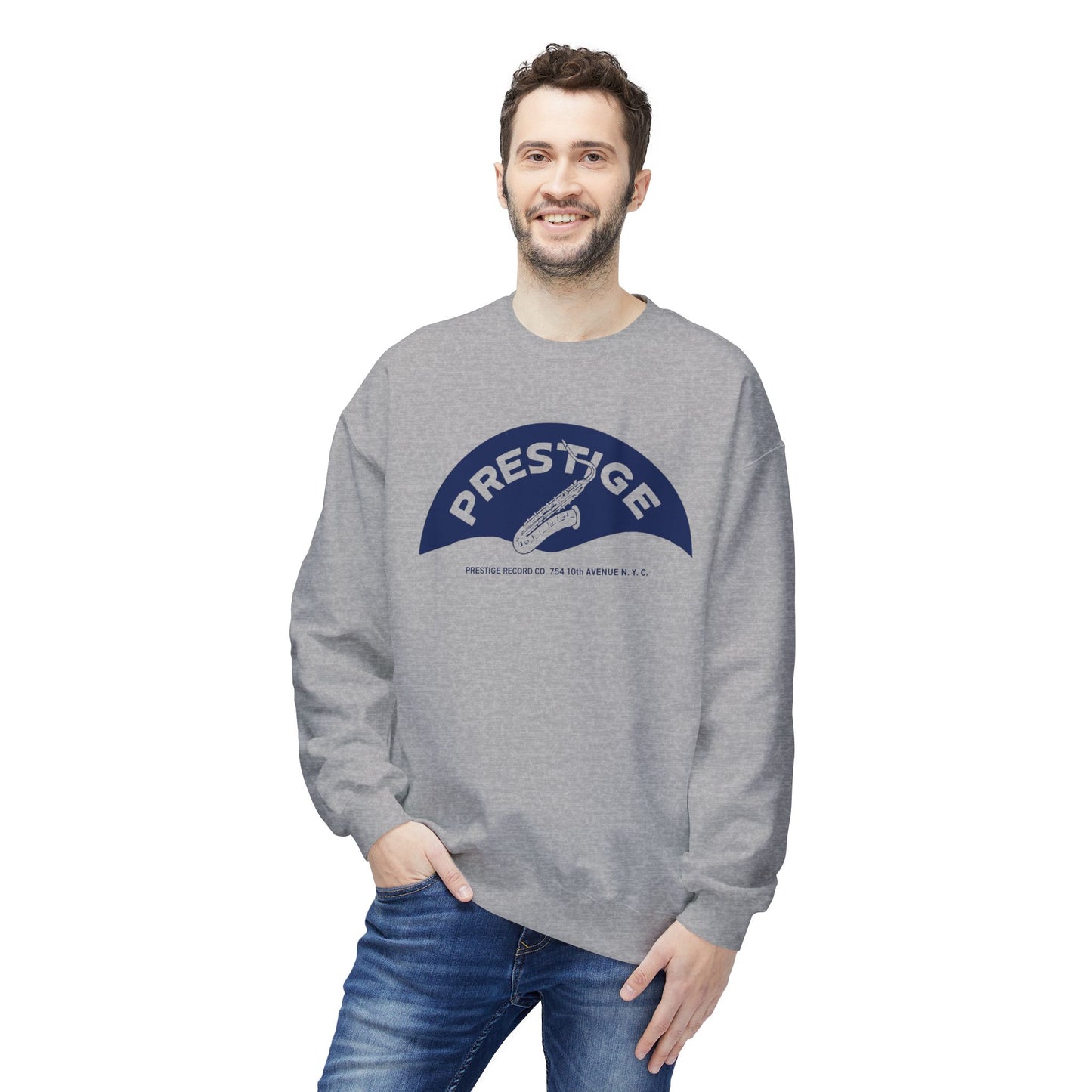 Prestige Records Sweatshirt | (ref: UK) Saxophone Design