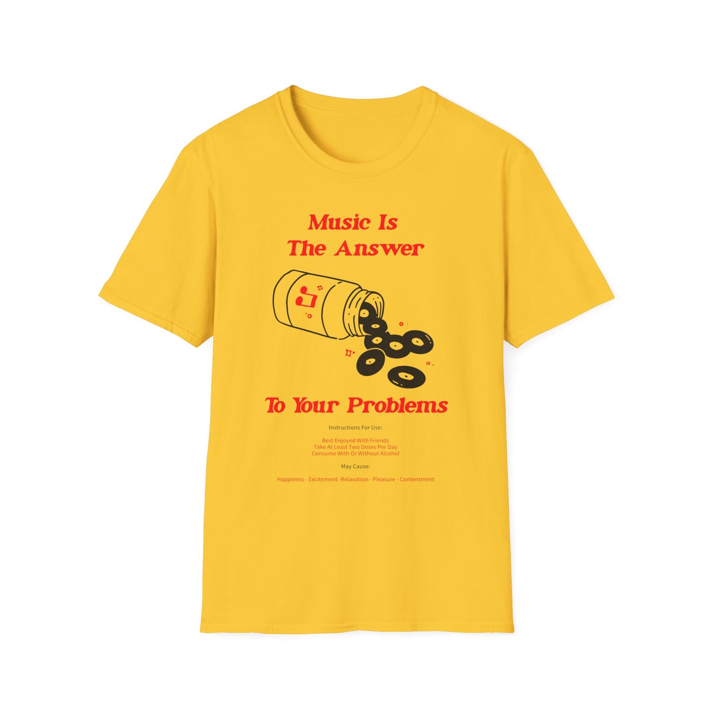 Music Is The Answer T Shirt | (ref: UK)