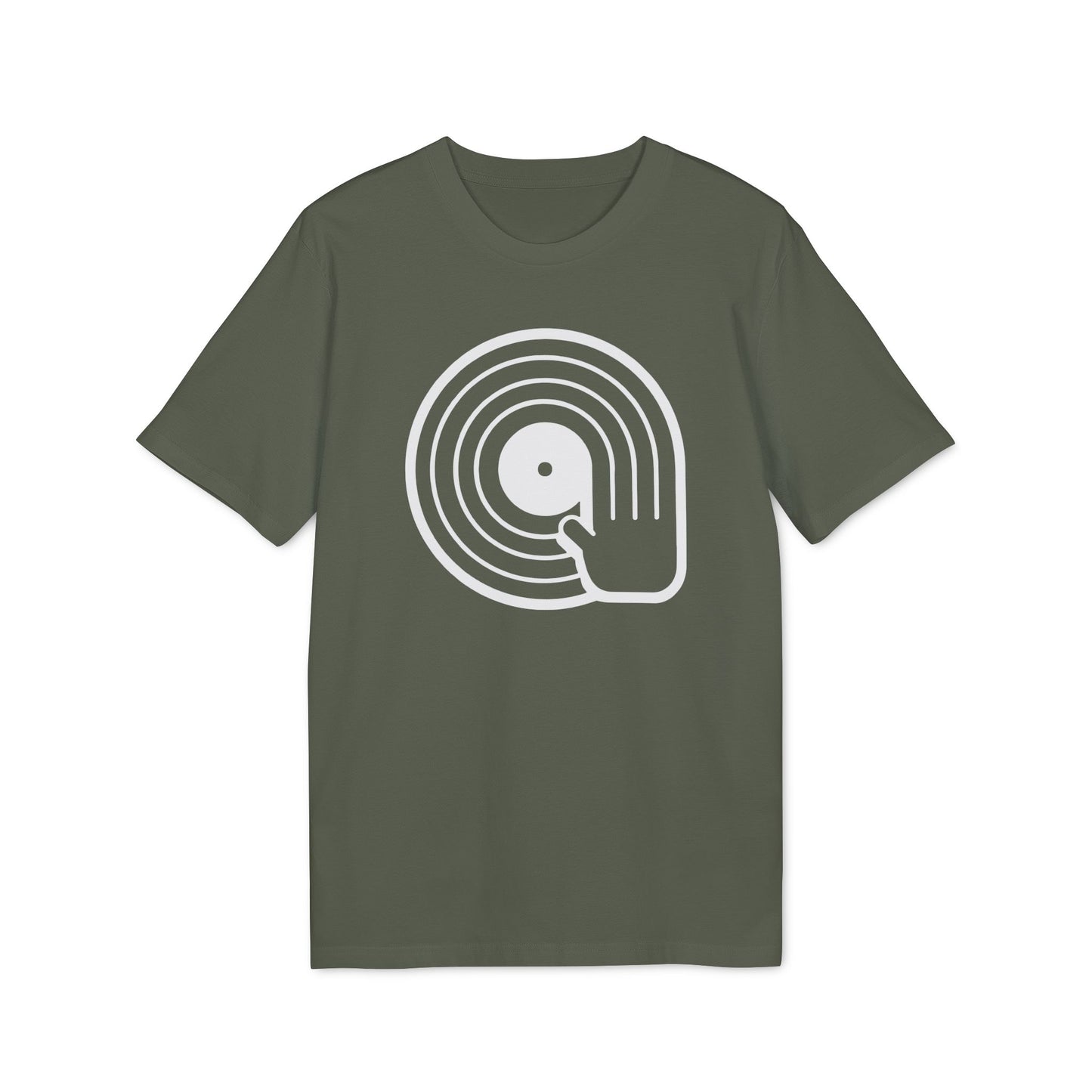 Vinyl Scratching T Shirt (Premium Organic) | (ref: UK)