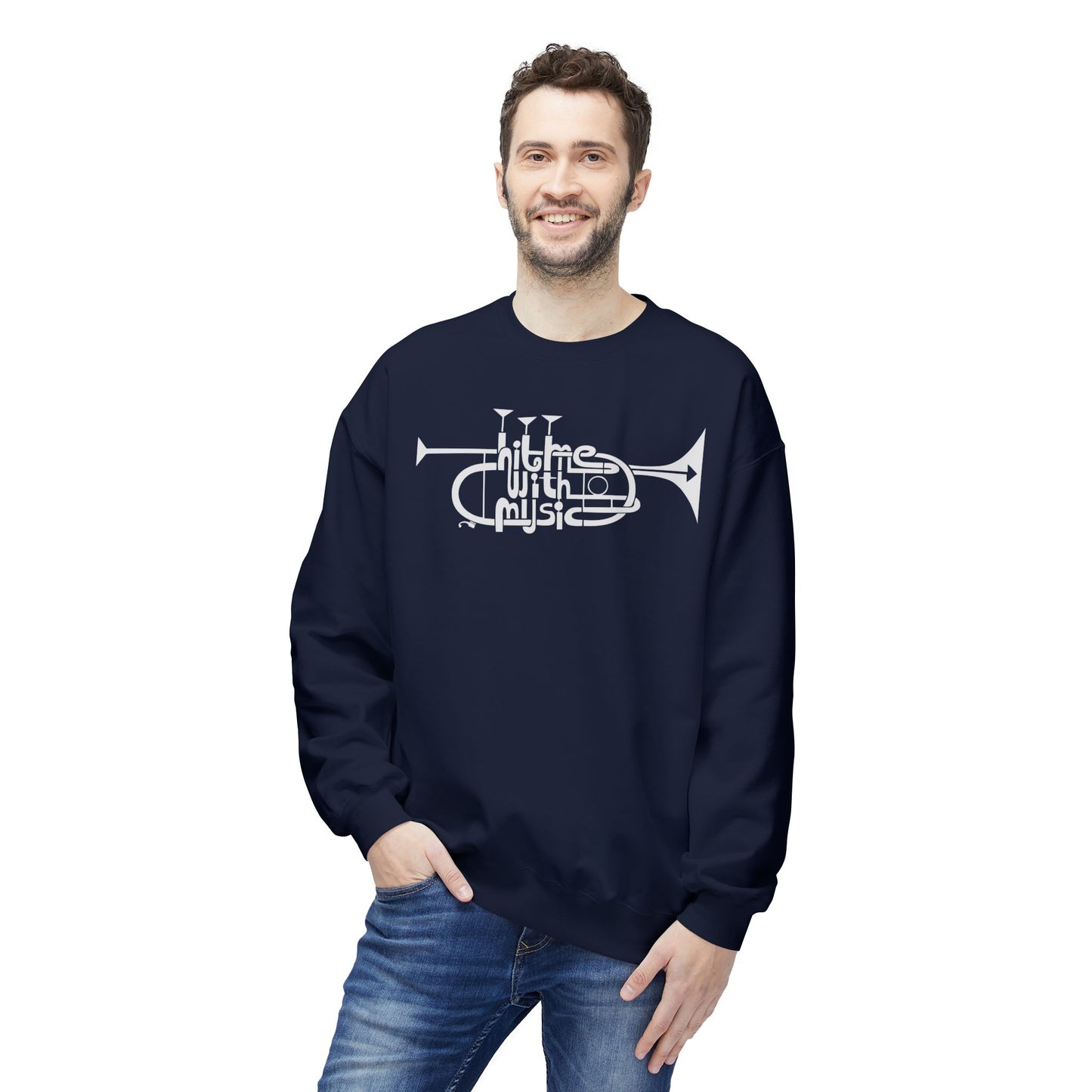 Hit Me With Music Sweatshirt | (ref: UK)