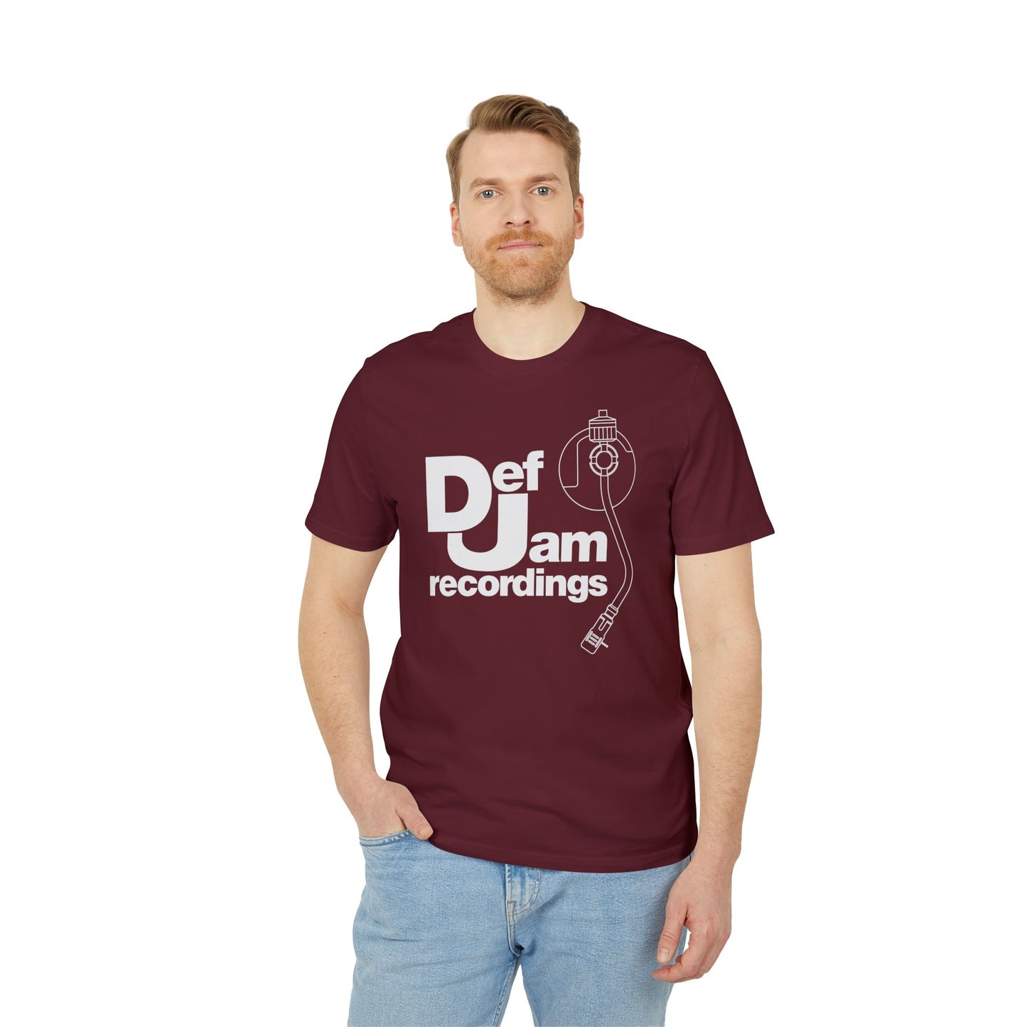 Def Jam Recordings T Shirt (Premium Organic) | (ref: UK)