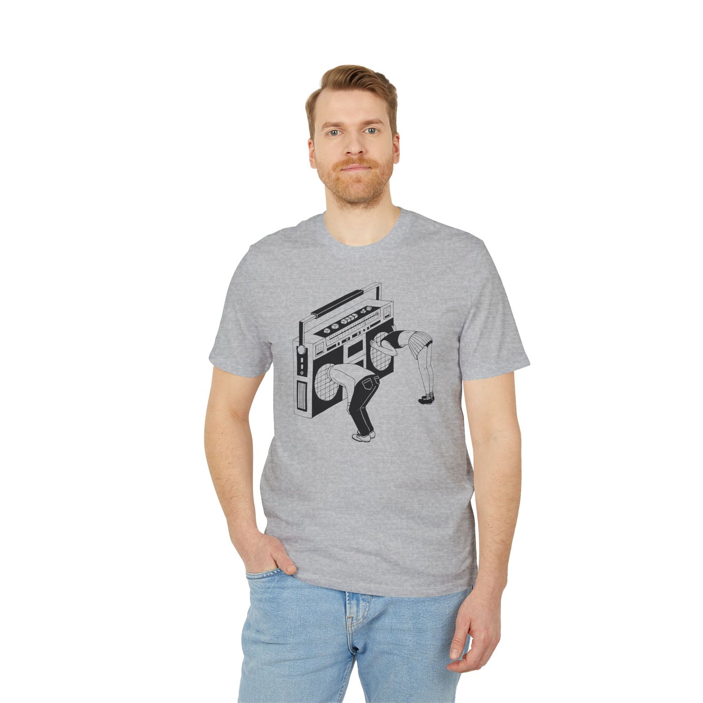 Ghetto Blaster T Shirt (Premium Organic) | (ref: UK)