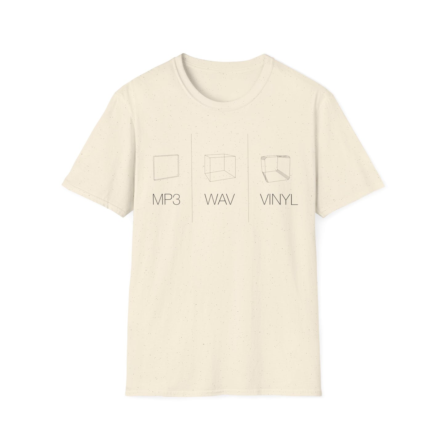 MP3 WAV VINYL T Shirt | (ref: UK)