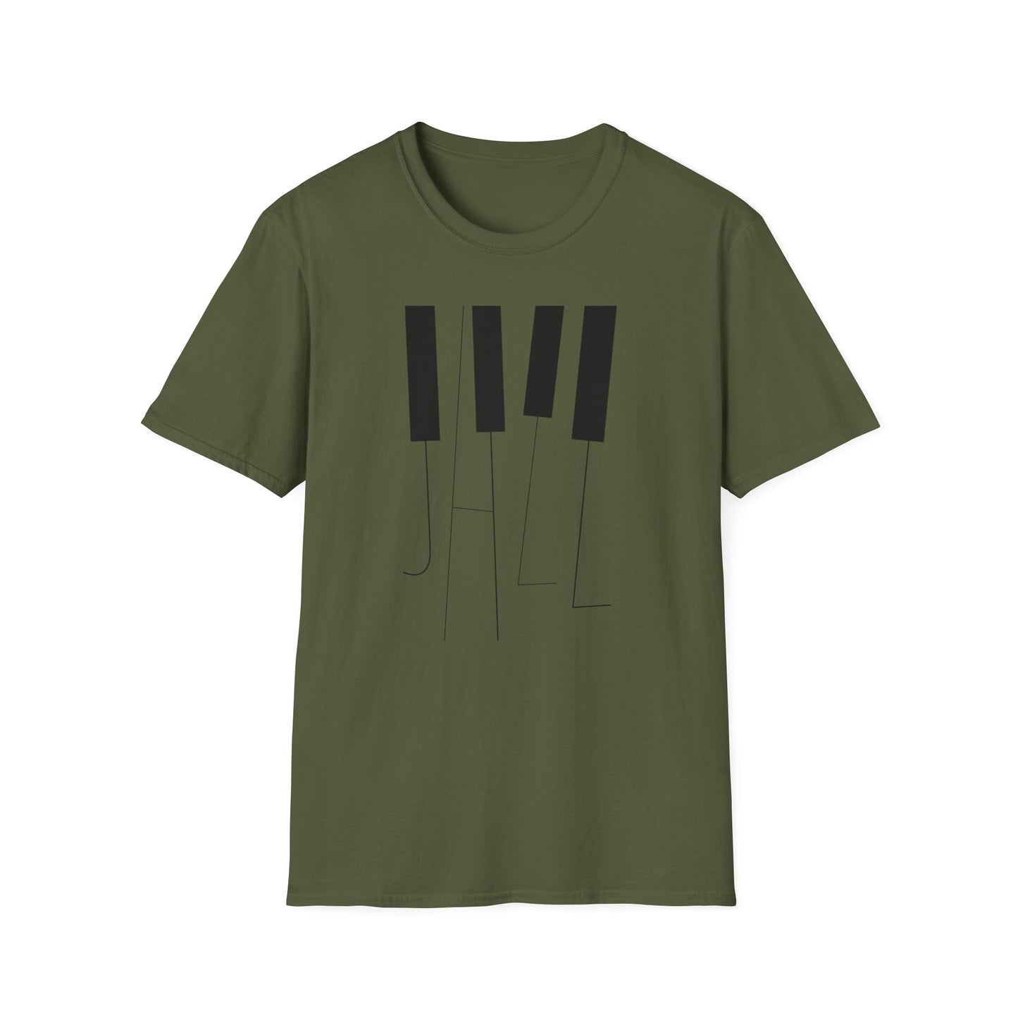 Jazz Piano Keys T Shirt | (ref: UK)