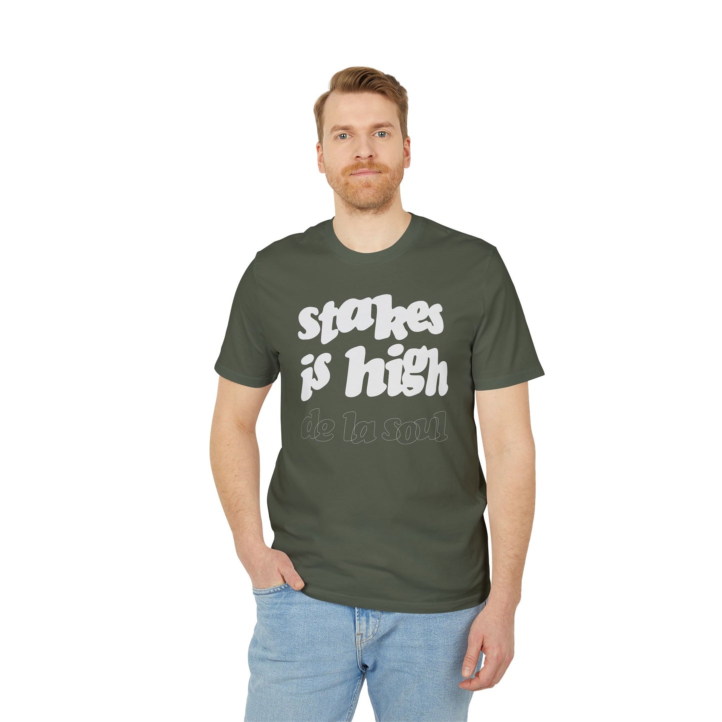 Stakes Is High De La Soul T Shirt (Premium Organic) | (ref: UK)