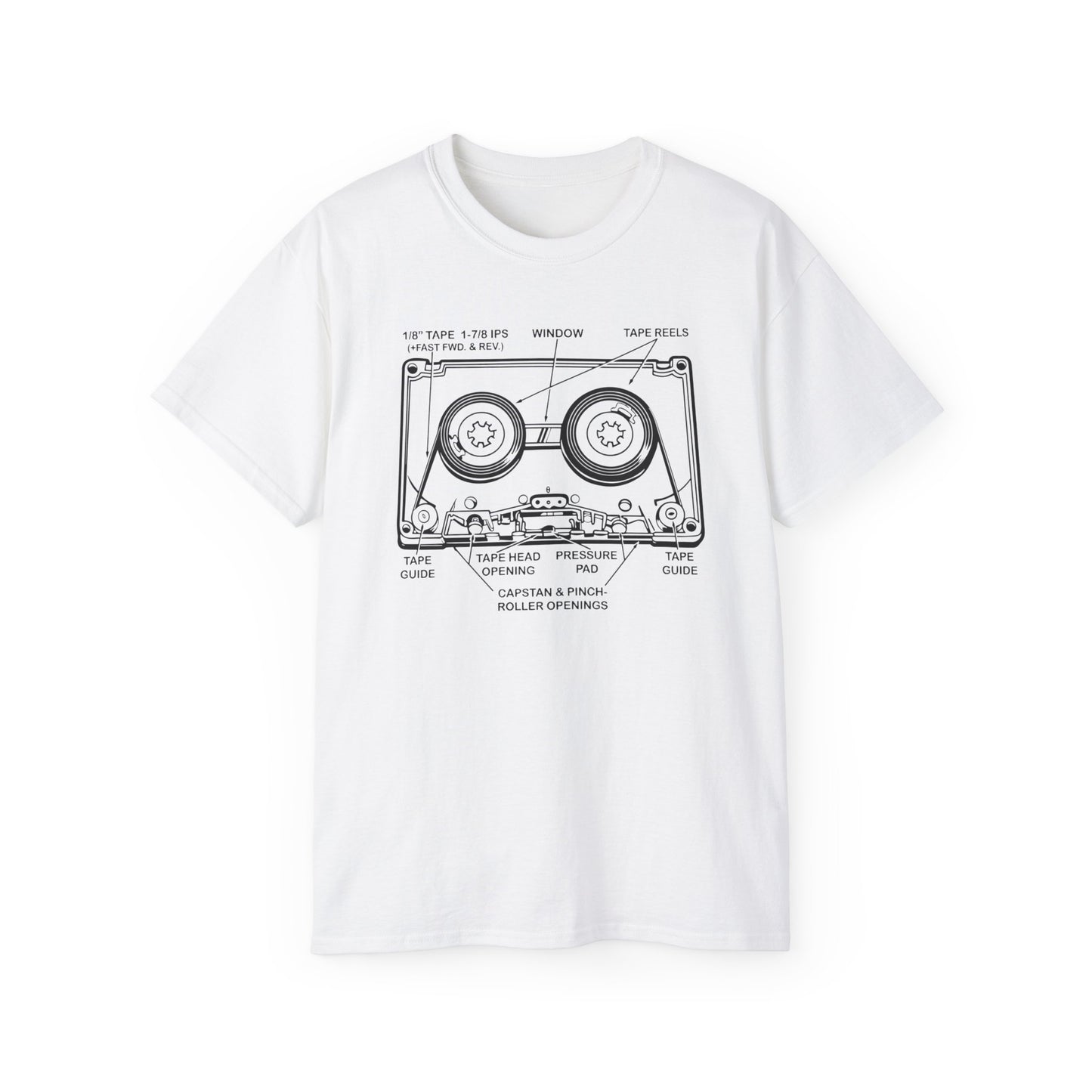 How Does A Cassette Tape Work? T Shirt Heavyweight | (ref: UK)